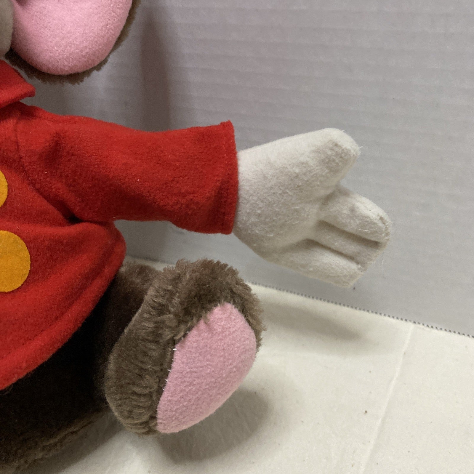 Vintage Walt Disney World Disneyland Timothy the Mouse Plush Stuffed Animal.
