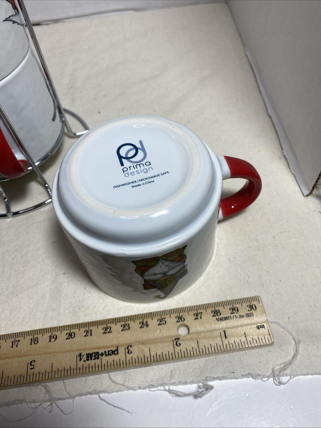 Adorable Gnome Coffee Tea Espresso Cup Mug Set And Holder