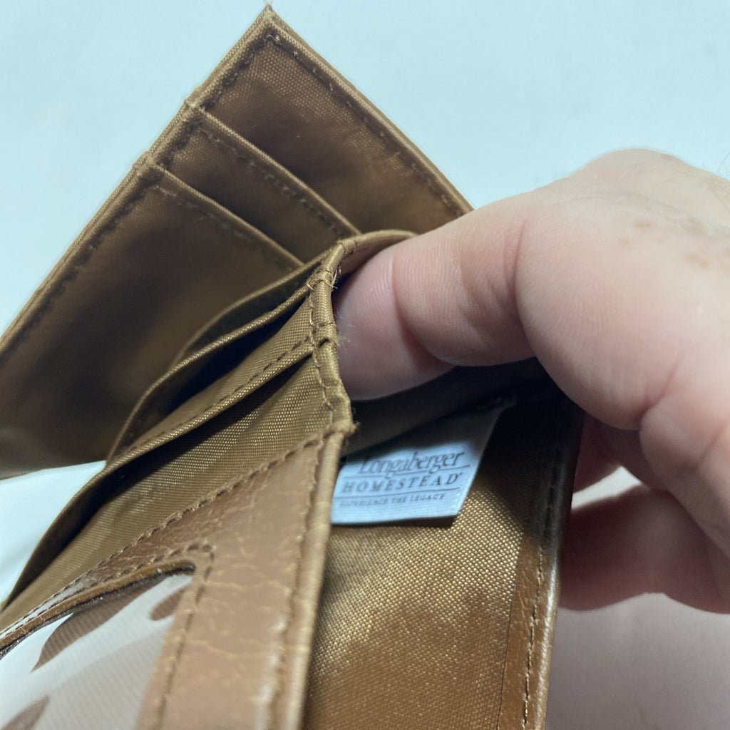 Longaberger Credit Card Snap Wallet 3" x 4"