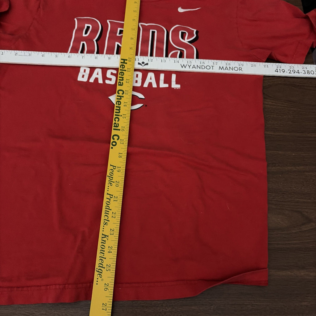 Nike Men's Size Large Cincinnati Reds Baseball Red T-Shirt MLB