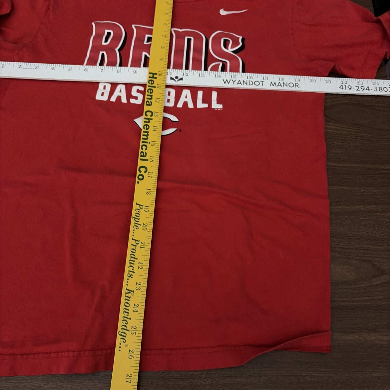 Nike Men's Size Large Cincinnati Reds Baseball Red T-Shirt MLB