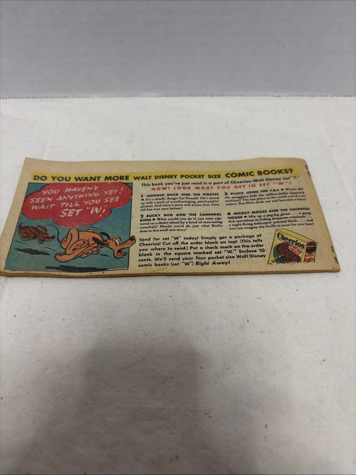 Dumbo and The Circus Mystery #Y3-1947-Walt Disney-promo comic