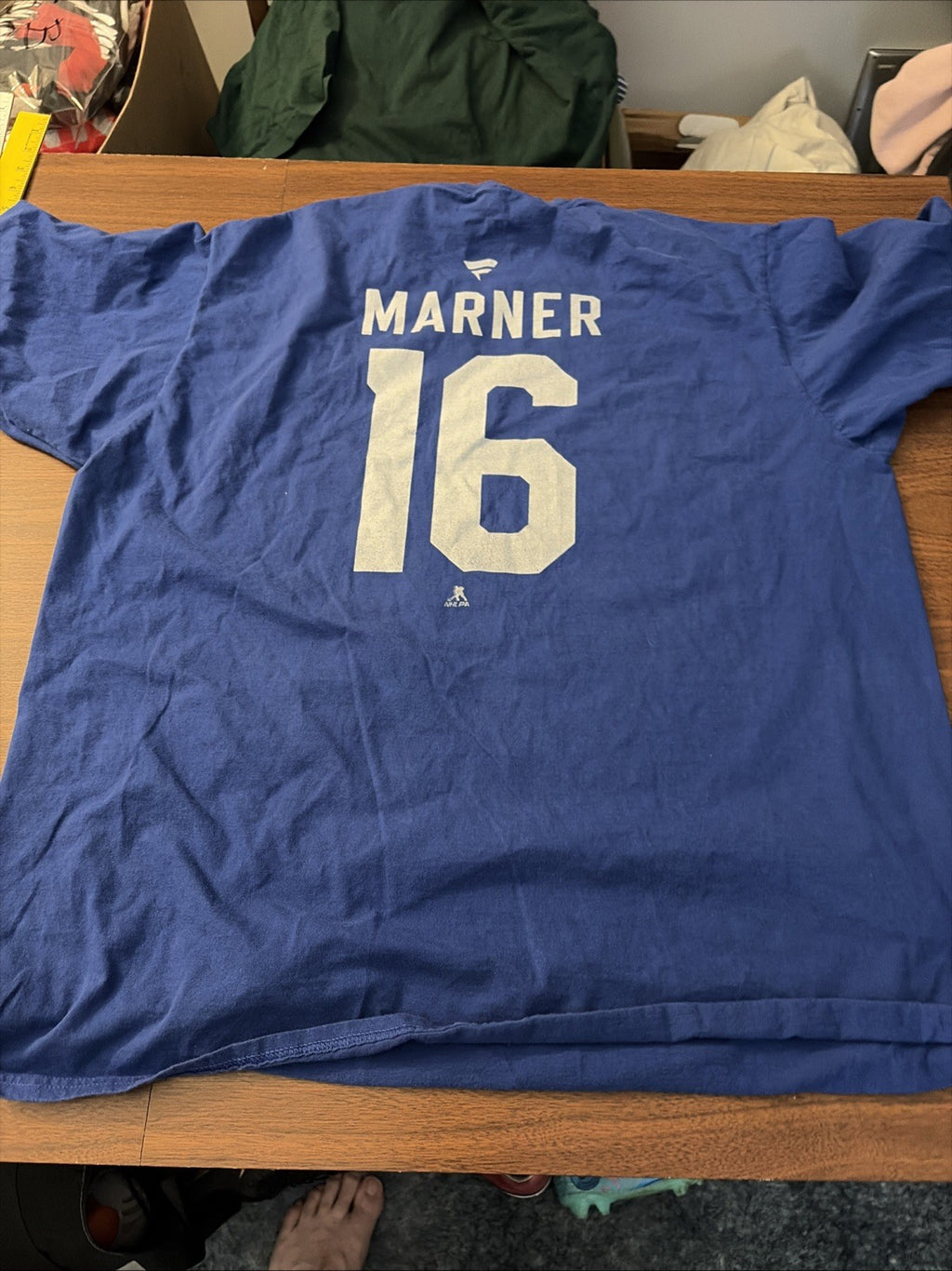 Men's Mitchell Marner  #16 Toronto Maple Leafs Royal Authentic NHL T Shirt 2XL