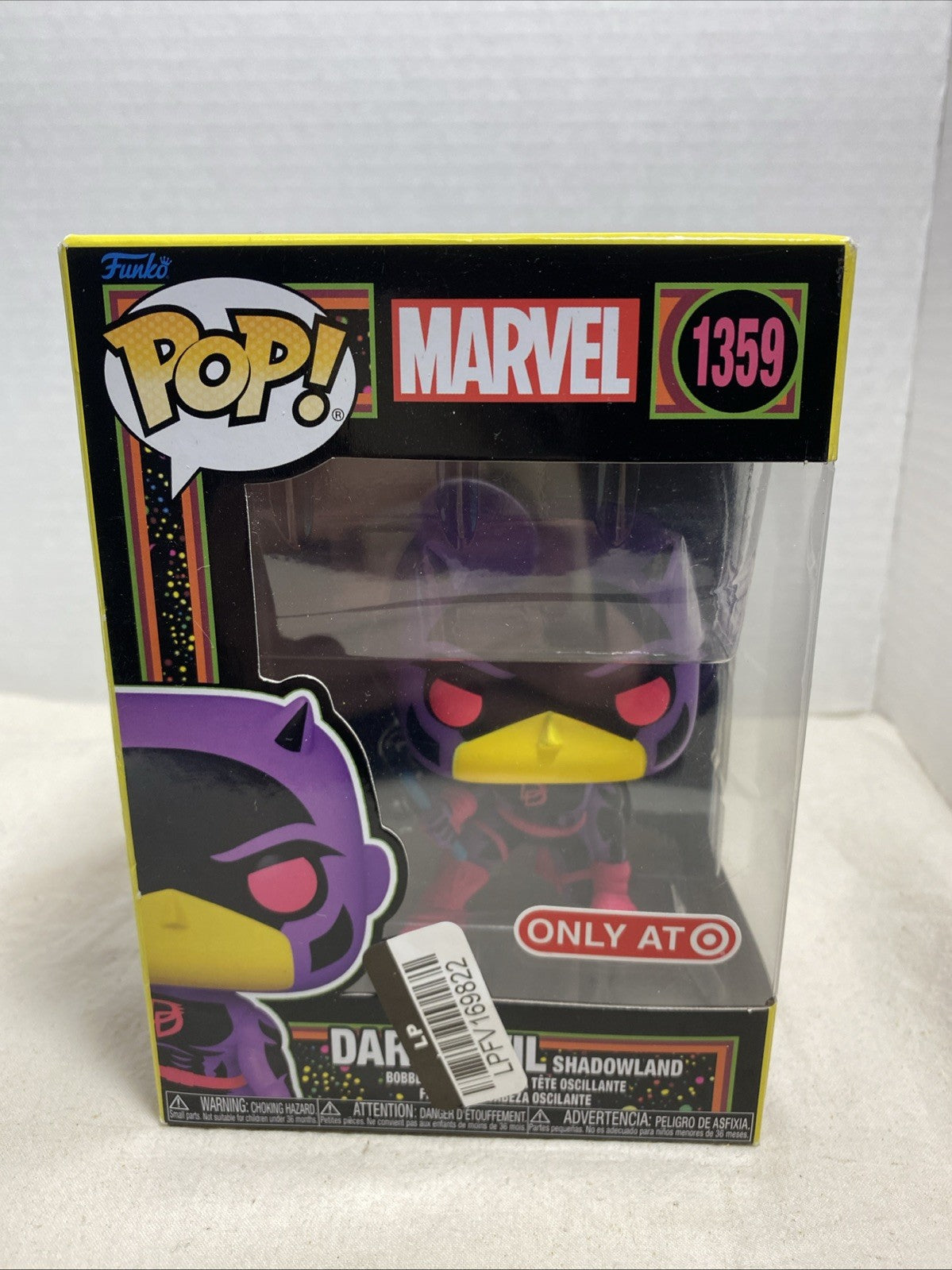 Funko Pop! Vinyl: Marvel - Daredevil (Black Light) - Target (Exclusive) #1359
