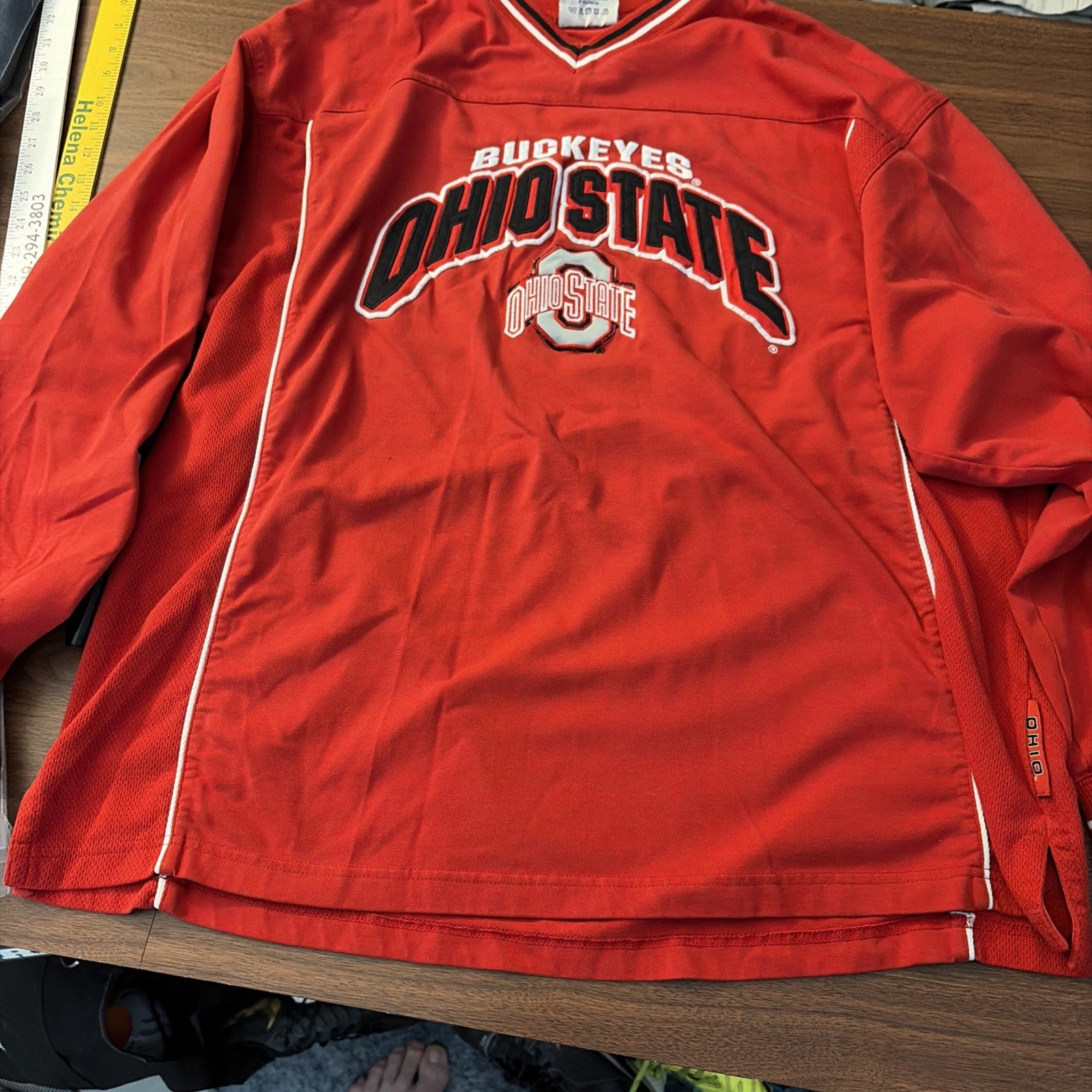 Ohio State Buckeye Men’s Extra Large Lee Sport Pullover Sweatshirt
