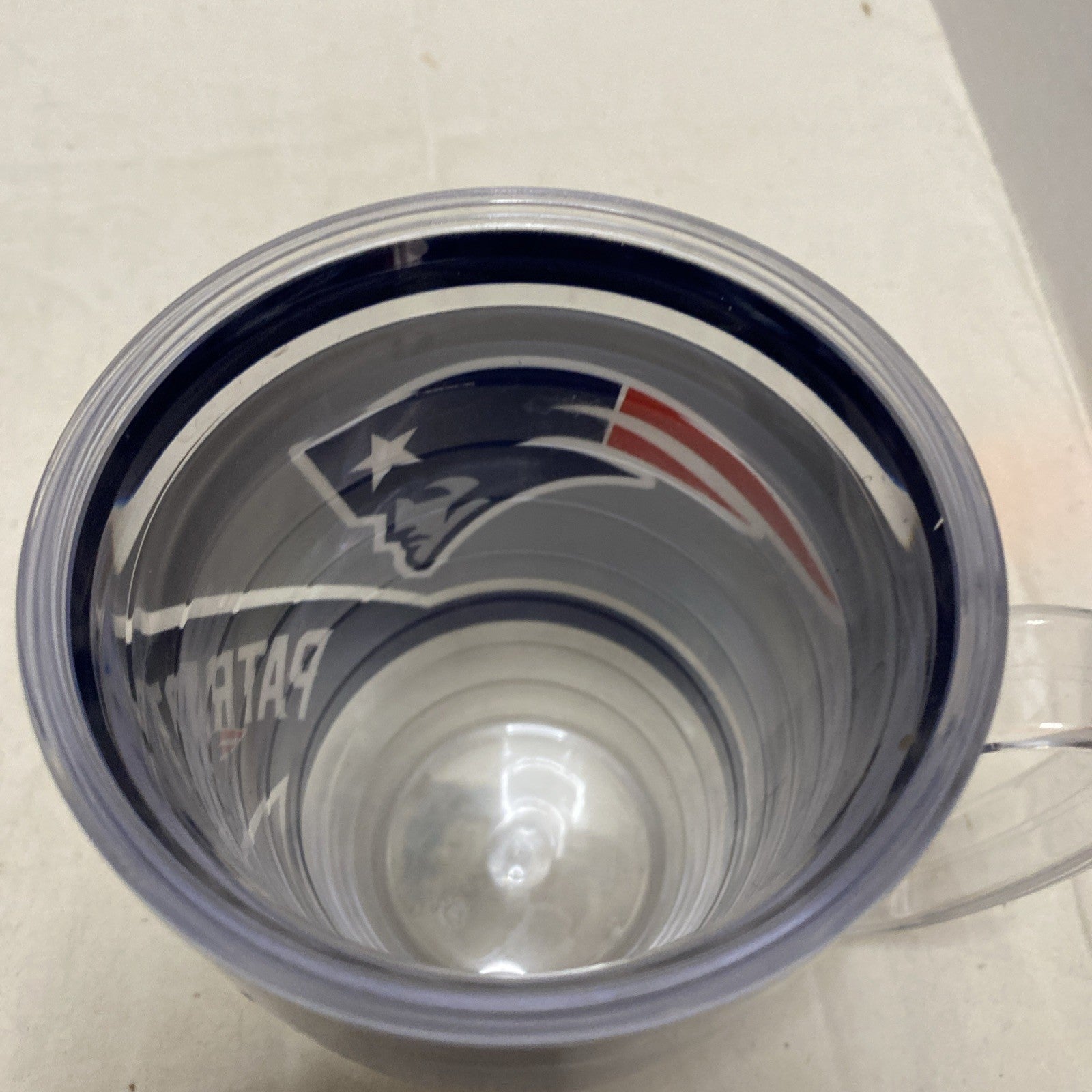 Tervis New England Patriots Gray And Navy Blue Color 24oz Mug