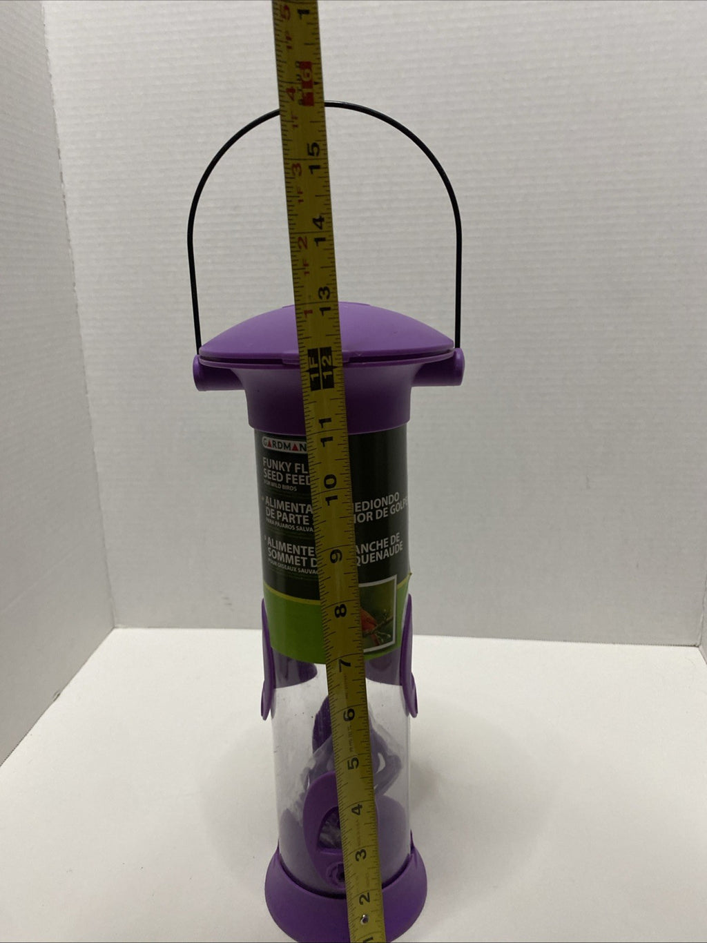 Gardman Funky Flip Top Seed Feeder-New