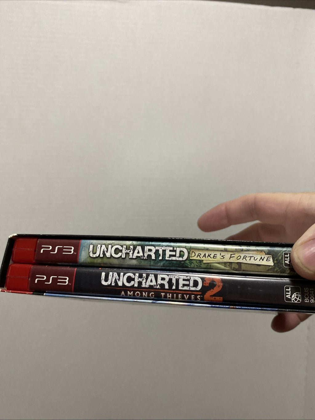 Uncharted Dual Pack (Sony PlayStation 3, 2011) Complete with Manuals