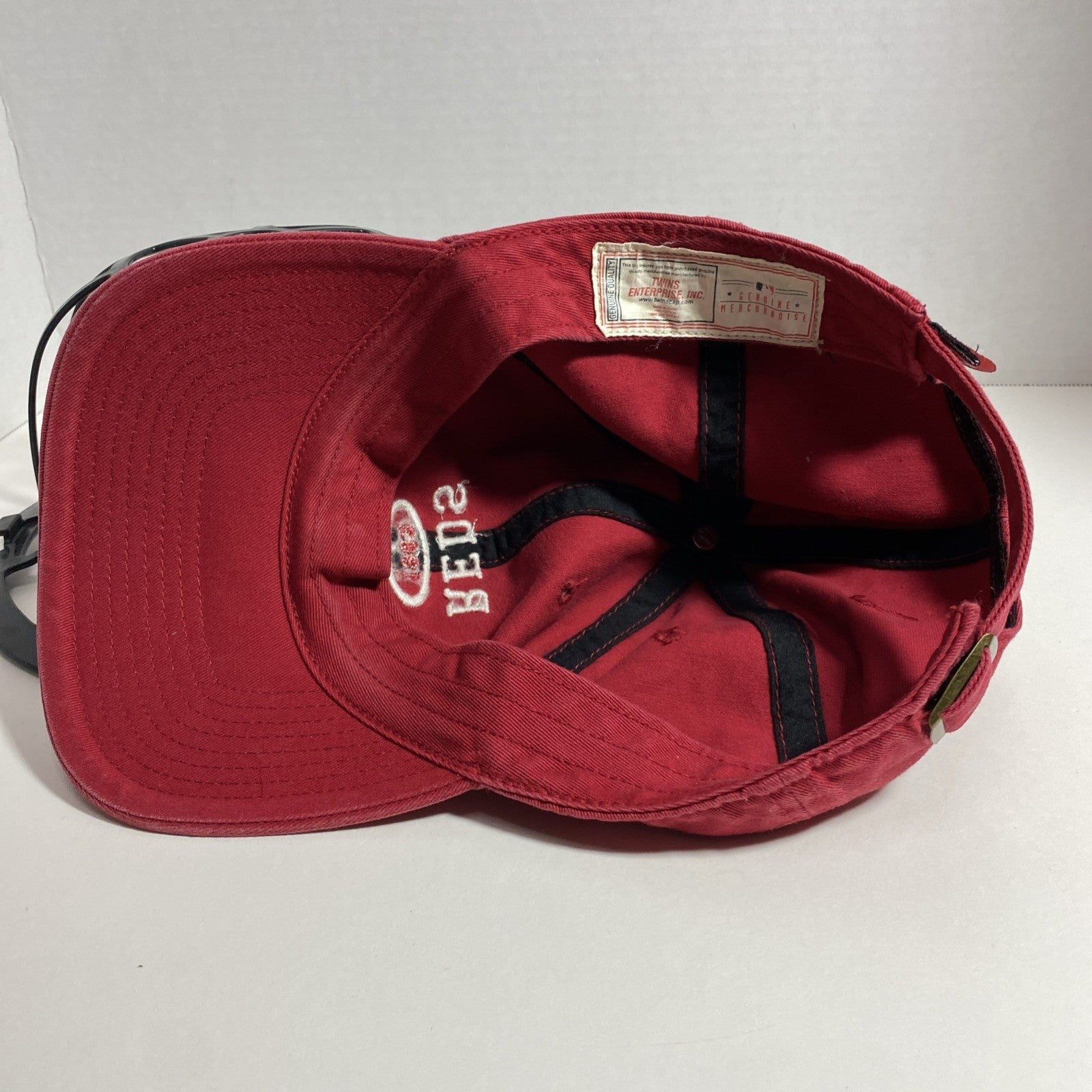 Cincinnati Reds 1869 Baseball Cap Hat Mens One Size  Red Adjustable Embroidered
