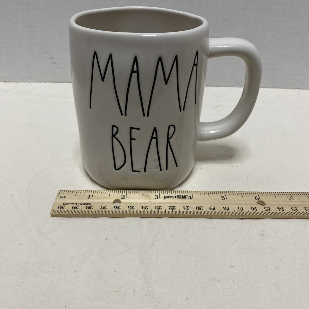 Rae Dunn Mama Bear Baby Picture Ceramic Coffee Tea Mug Cup Large