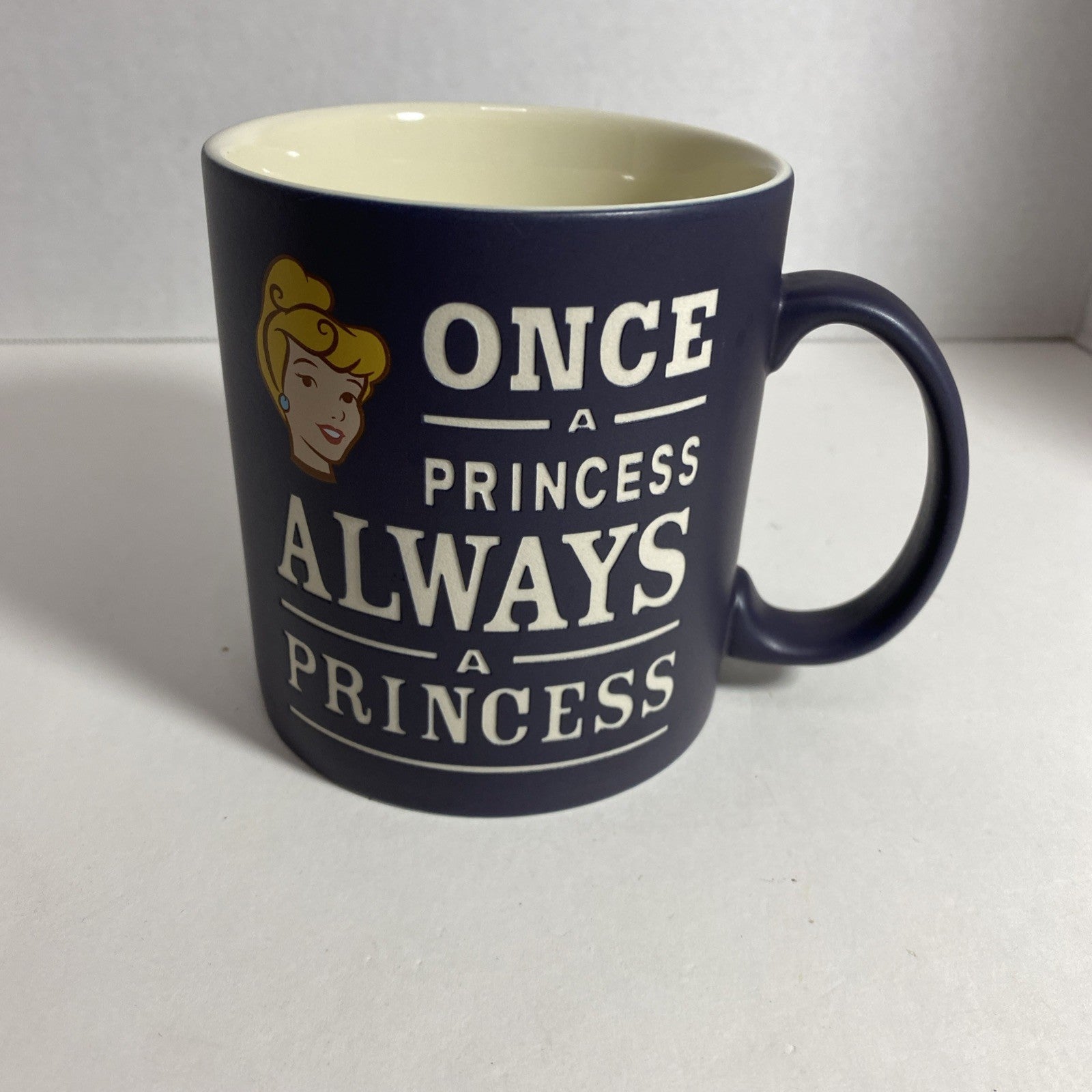 Walt Disney Parks Cinderella  Mug - Once a Princess Always a Princess -Purple