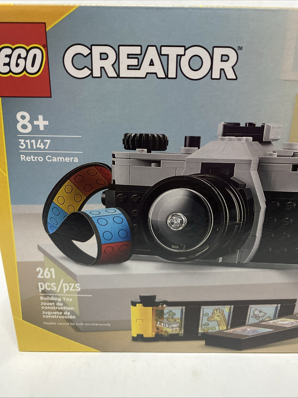 Lego Creator  #31147 3 In 1 Retro Camera 261 Pieces Video Camcorder TV  Sealed