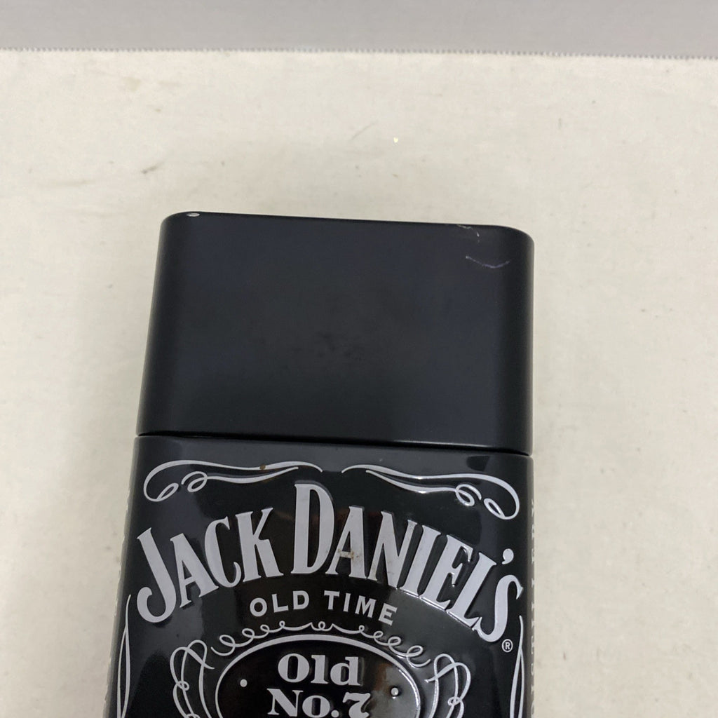 Jack Daniel’s Whiskey Tin Hinged Metal Old No. 7 Storage Man Cave Advertising