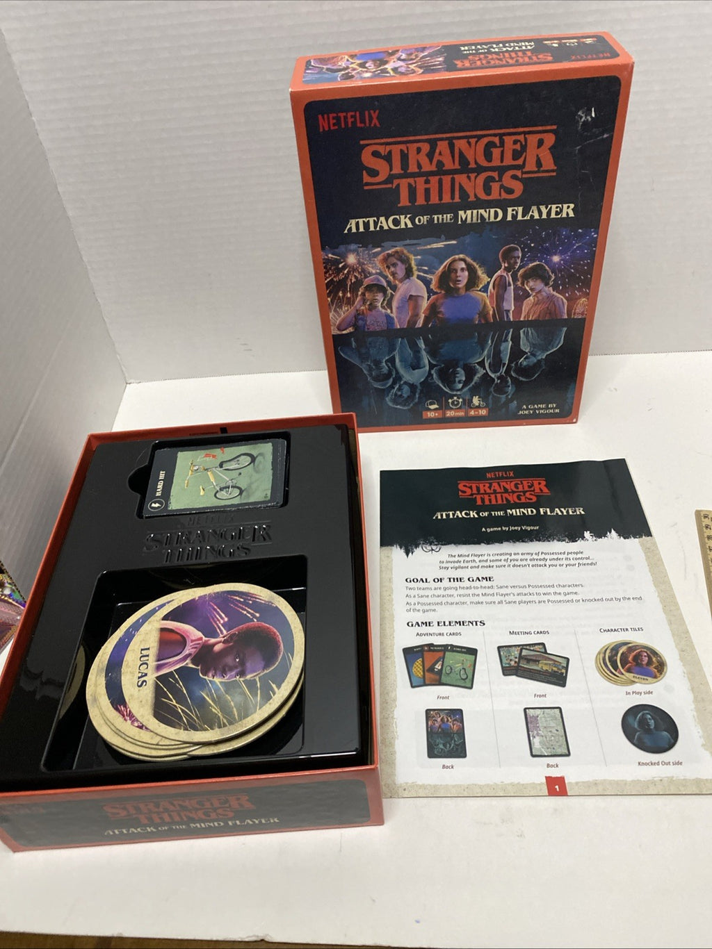 Netflix STRANGER THINGS Attack of the Mind Flayer Game COMPLETE