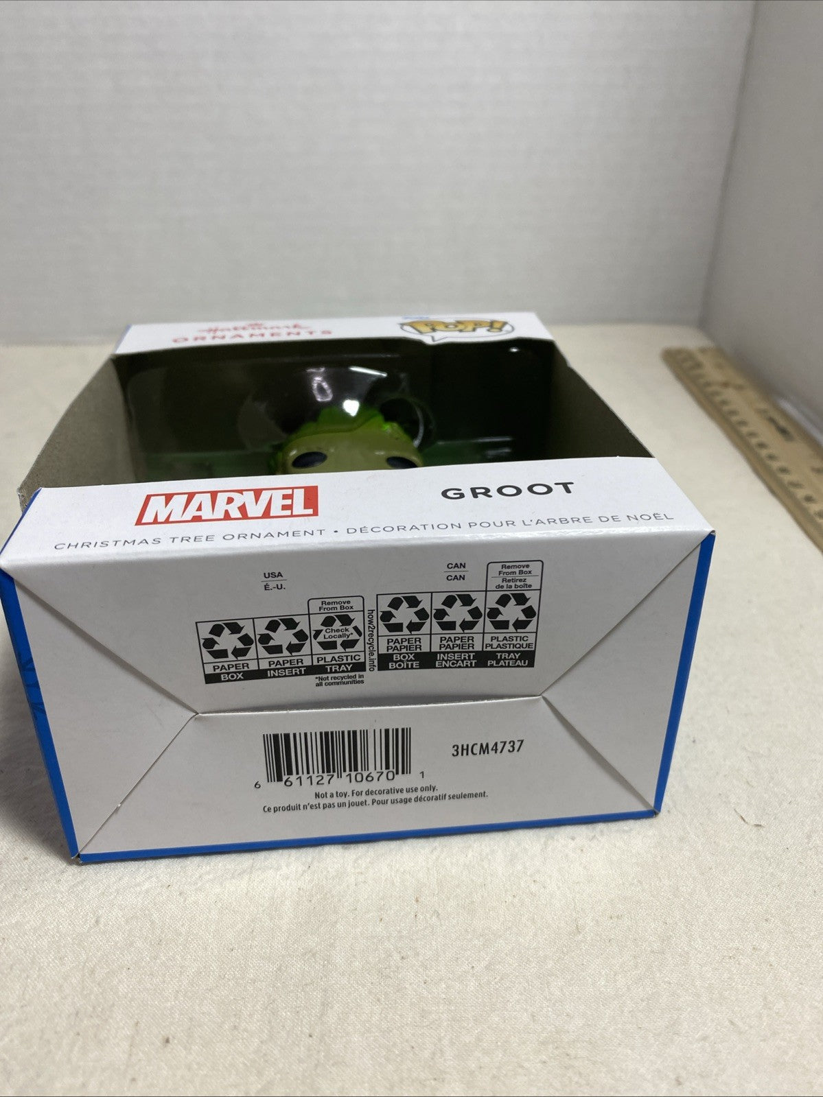 Hallmark MARVEL GAMING GROOT Funko POP Christmas Ornament 