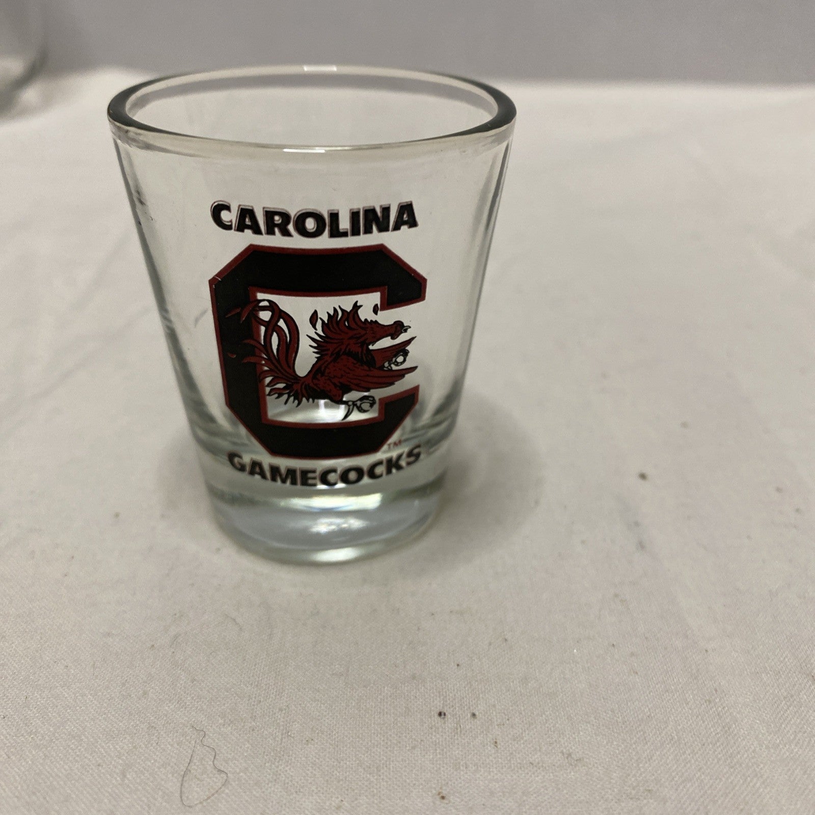 1" Bottle Cap Image Shot Glass ~Carolina Gamecocks
