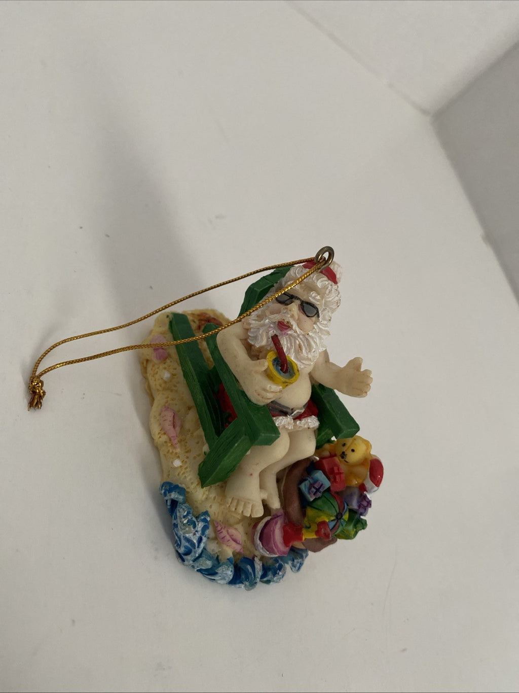 Seaside Santa ornaments Christmas tree decorations