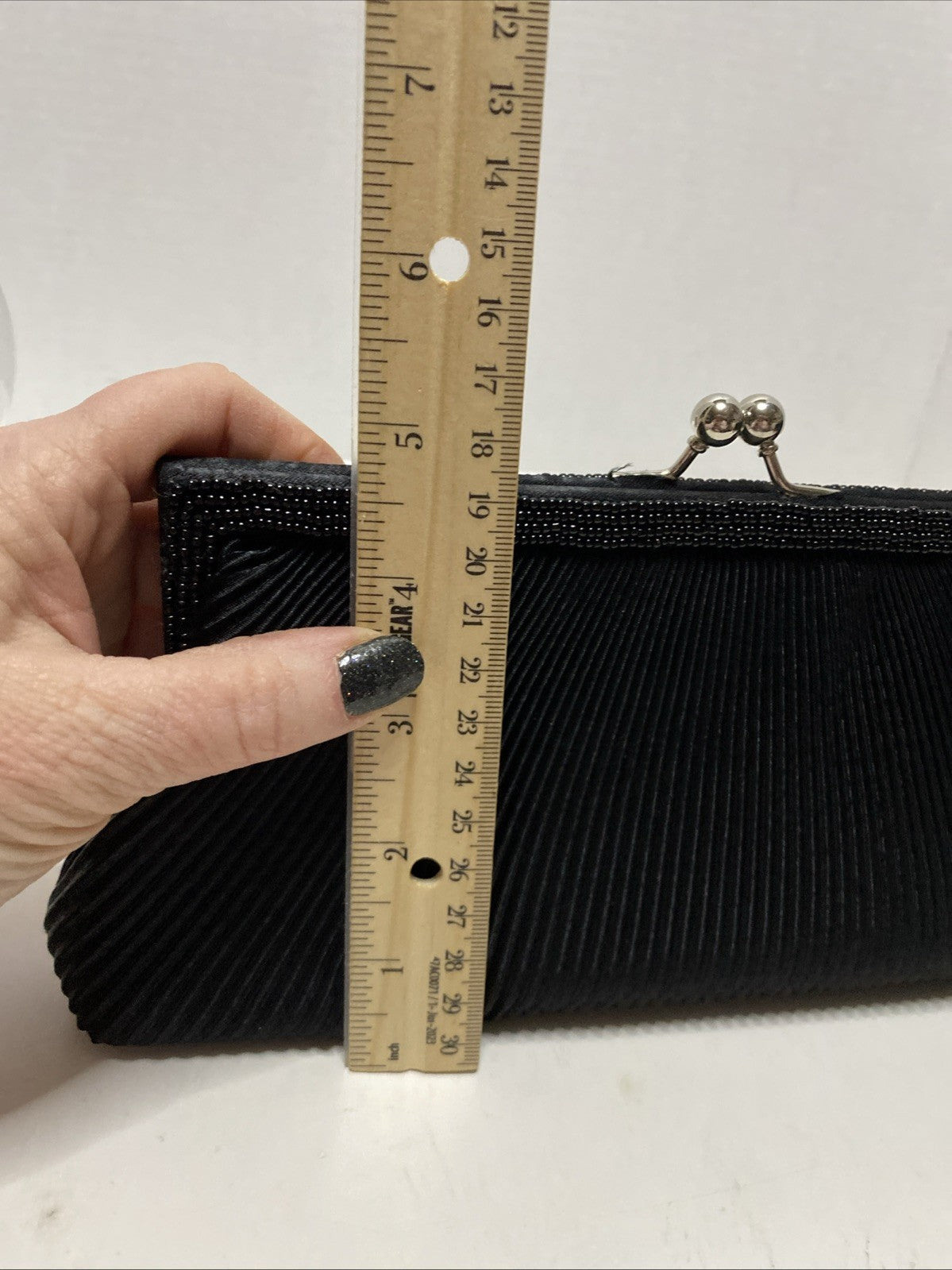 Sasha New York Black Clutch Bag