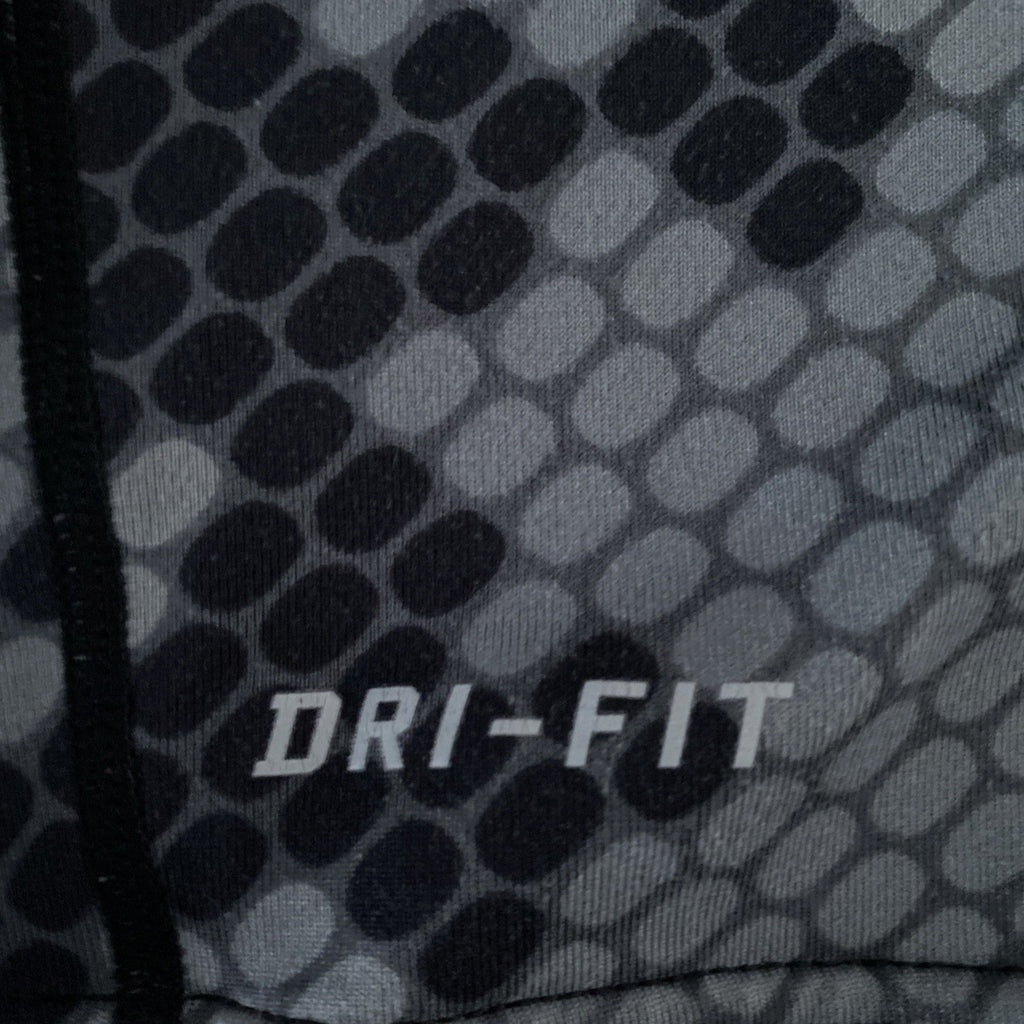 Nike Pro Combat Shirt Men Med Hyper Warm Dri Fit Fitted Long Sleeve Gray Black