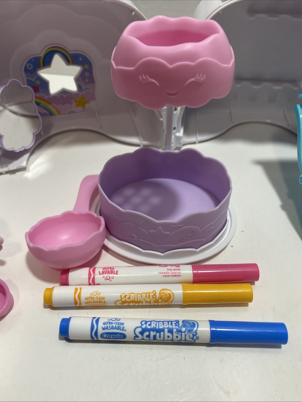 Crayola Scribble Scrubbie Cloud Clubhouse Color Playset Washable Ages 3+