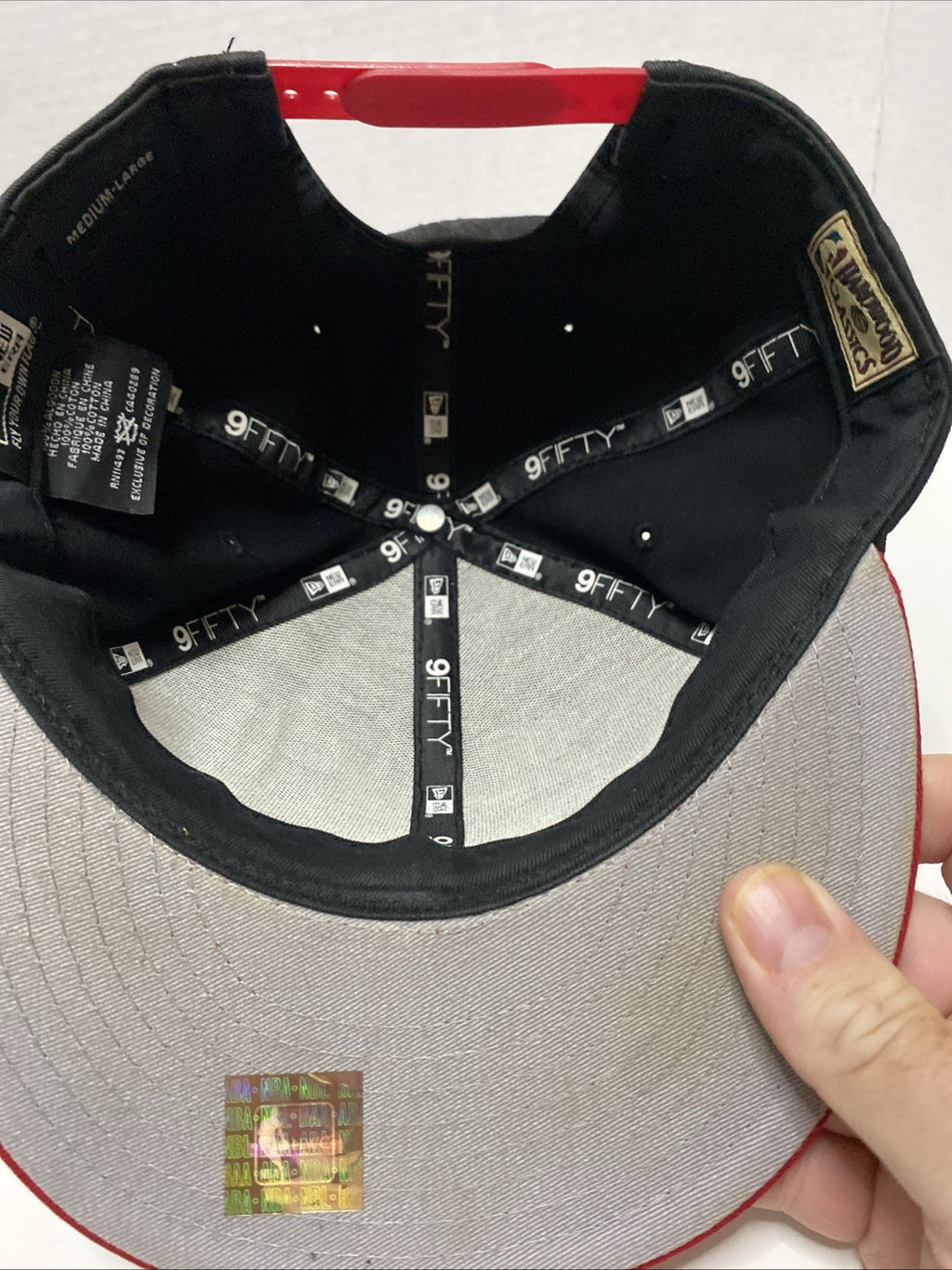 Chicago Bulls Windy City New Era 9 Fifty Hardwood Classics Snapback Hat Cap M/L