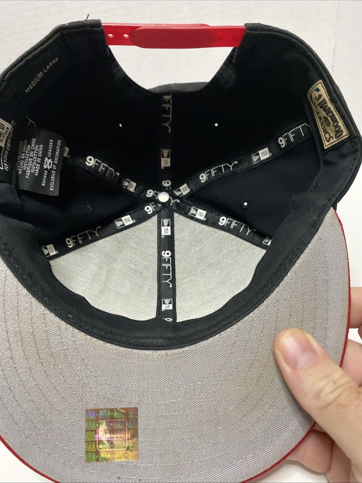Chicago Bulls Windy City New Era 9 Fifty Hardwood Classics Snapback Hat Cap M/L
