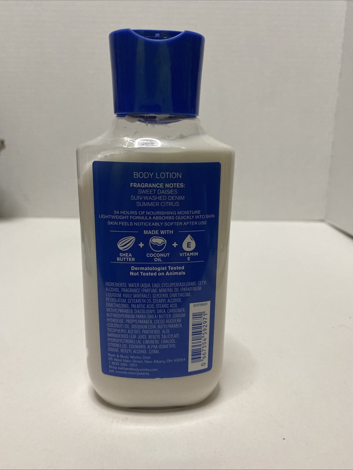 BATH & BODY WORKS DENIM & DAISIES BODY LOTION 8 FL OZ