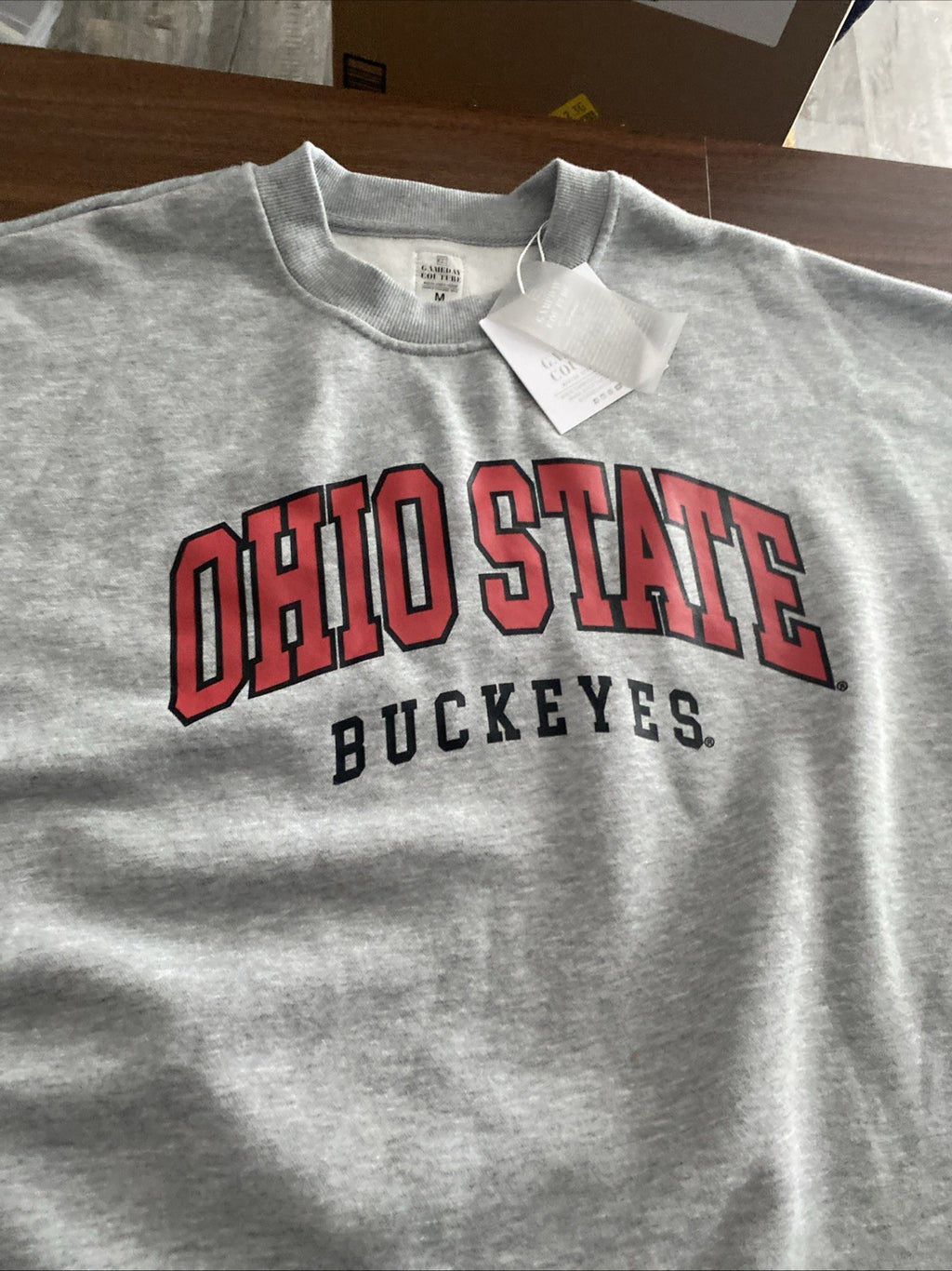Ohio State University buckeyes game day couture Women’s medium sweatshirt NWT 