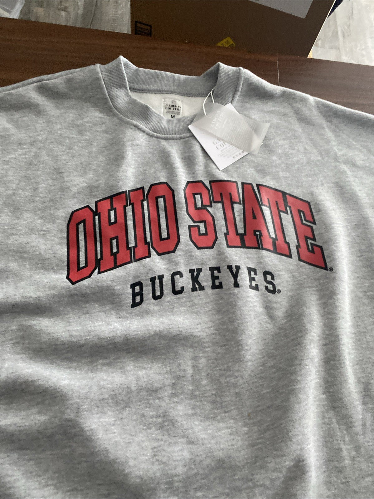 Ohio State University buckeyes game day couture Women’s medium sweatshirt NWT 
