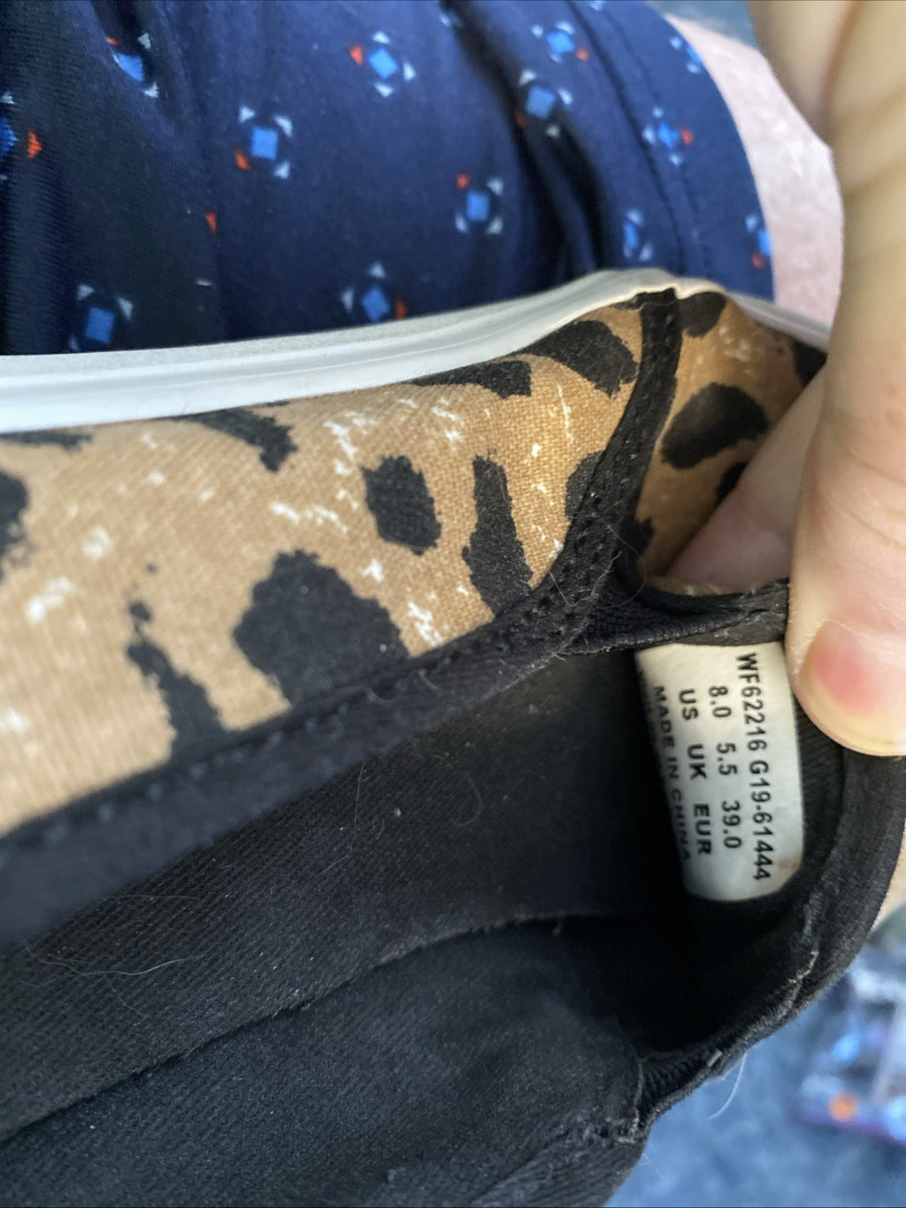 Keds women’s slip on shoes size 8 leopard pattern