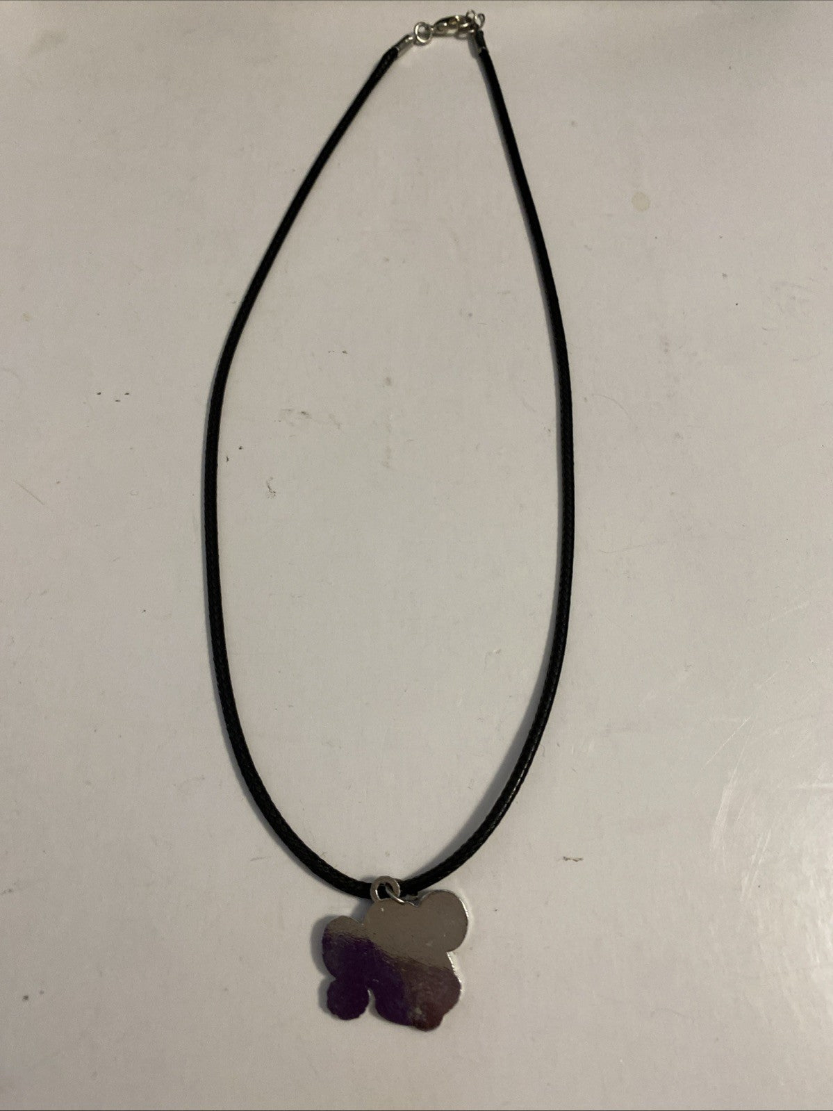 Disney Mickey Mouse Santa Hat Pendant Necklace Christmas Holiday Unsigned