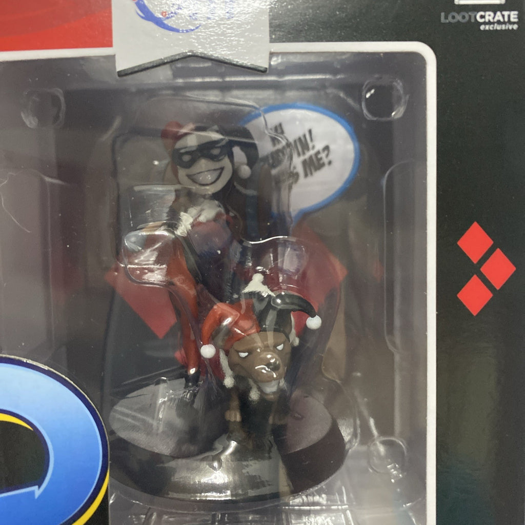 New Loot Crate Exclusive Q Fig QFig Harley Quinn Figure