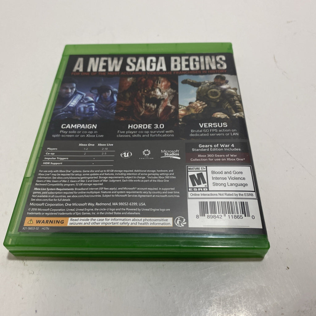 Gears of War 4 - Microsoft Xbox One Video Game