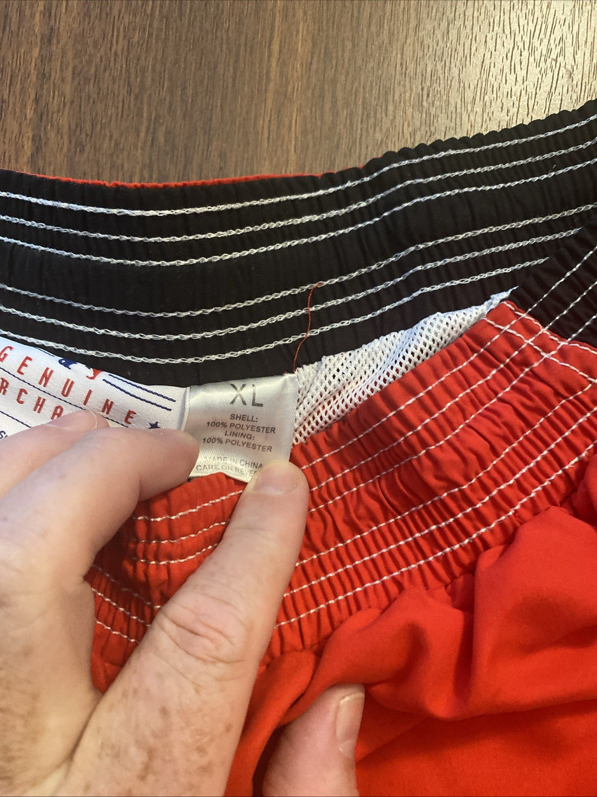 MLB Cincinnati Reds Swimming Trunks size extra large