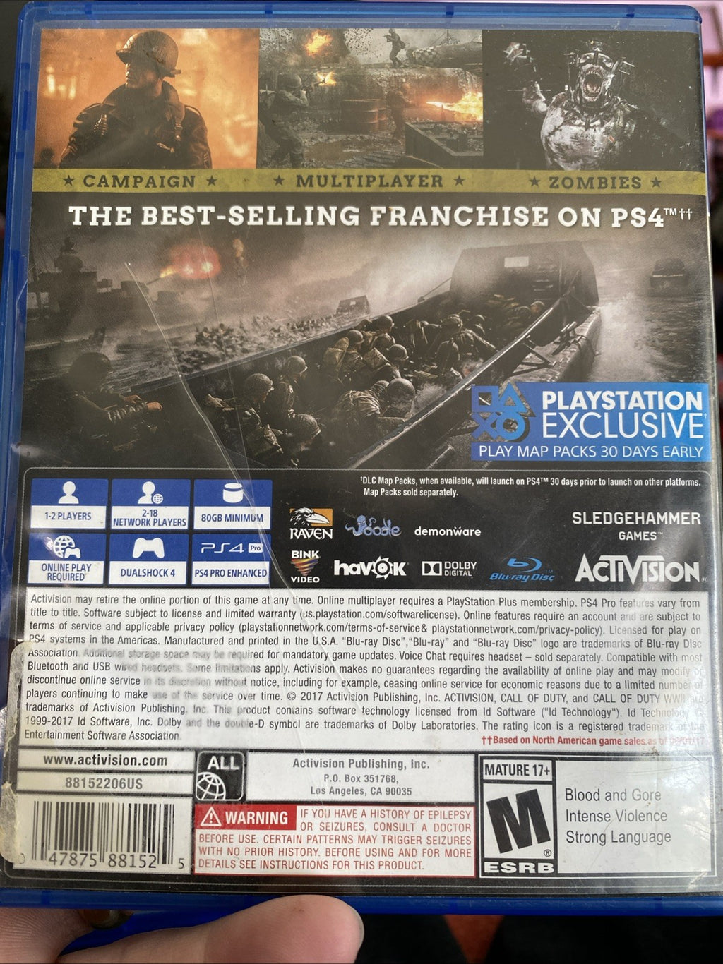 Call Of Duty WWII PS4