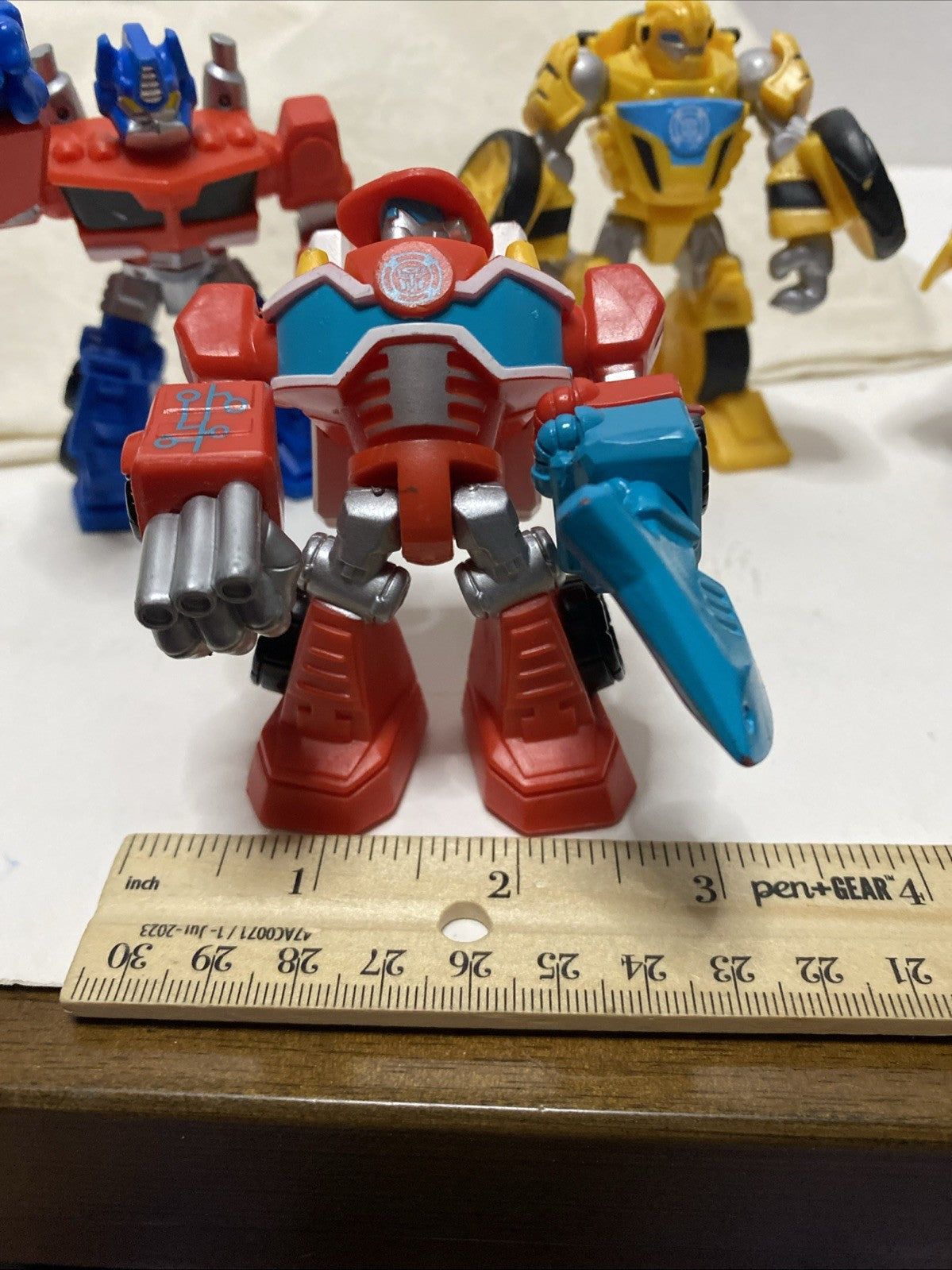 LOT of (5)Hasbro Playskool Heroes Transformers Rescue Bots Toy Figures