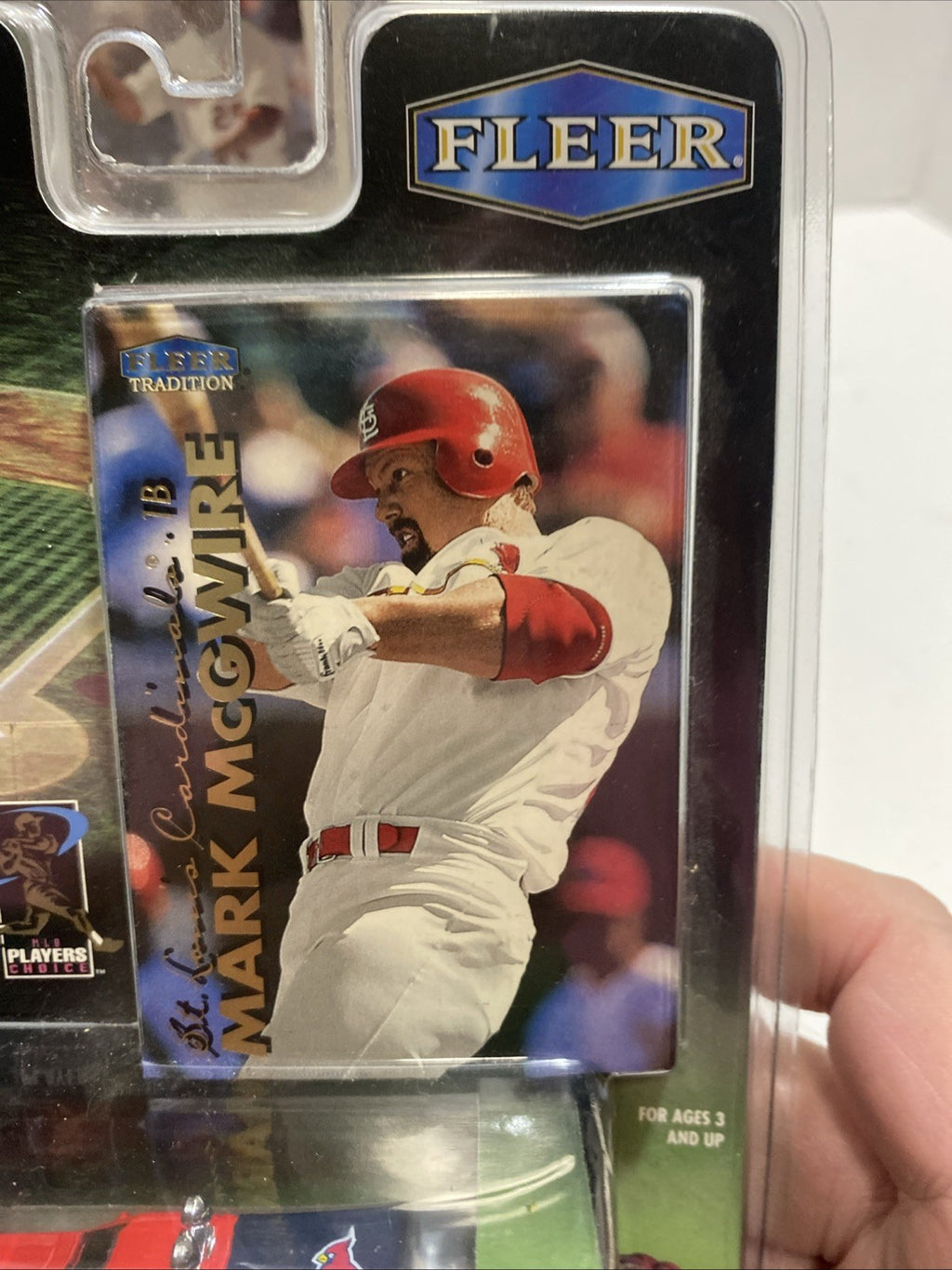 MLB White rose collectibles fleer Mark McGuire vehicle and card St. Louis Cardin