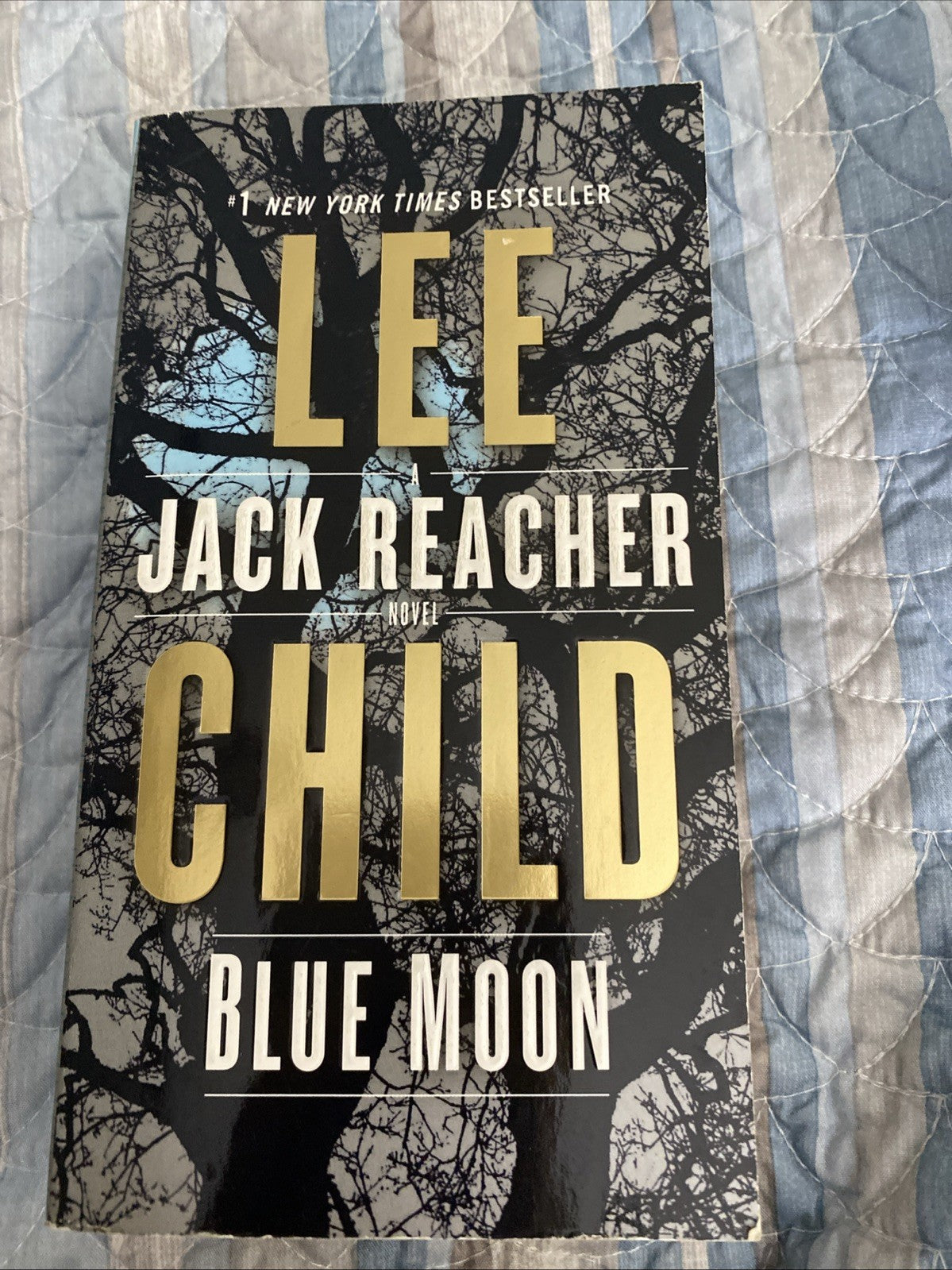 Lee Child- Blue Moon Jack Reacher Novel (Paperback Book) Good