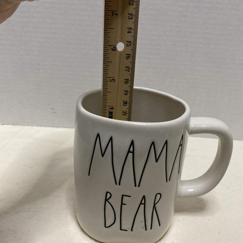 Rae Dunn Mama Bear Baby Picture Ceramic Coffee Tea Mug Cup Large