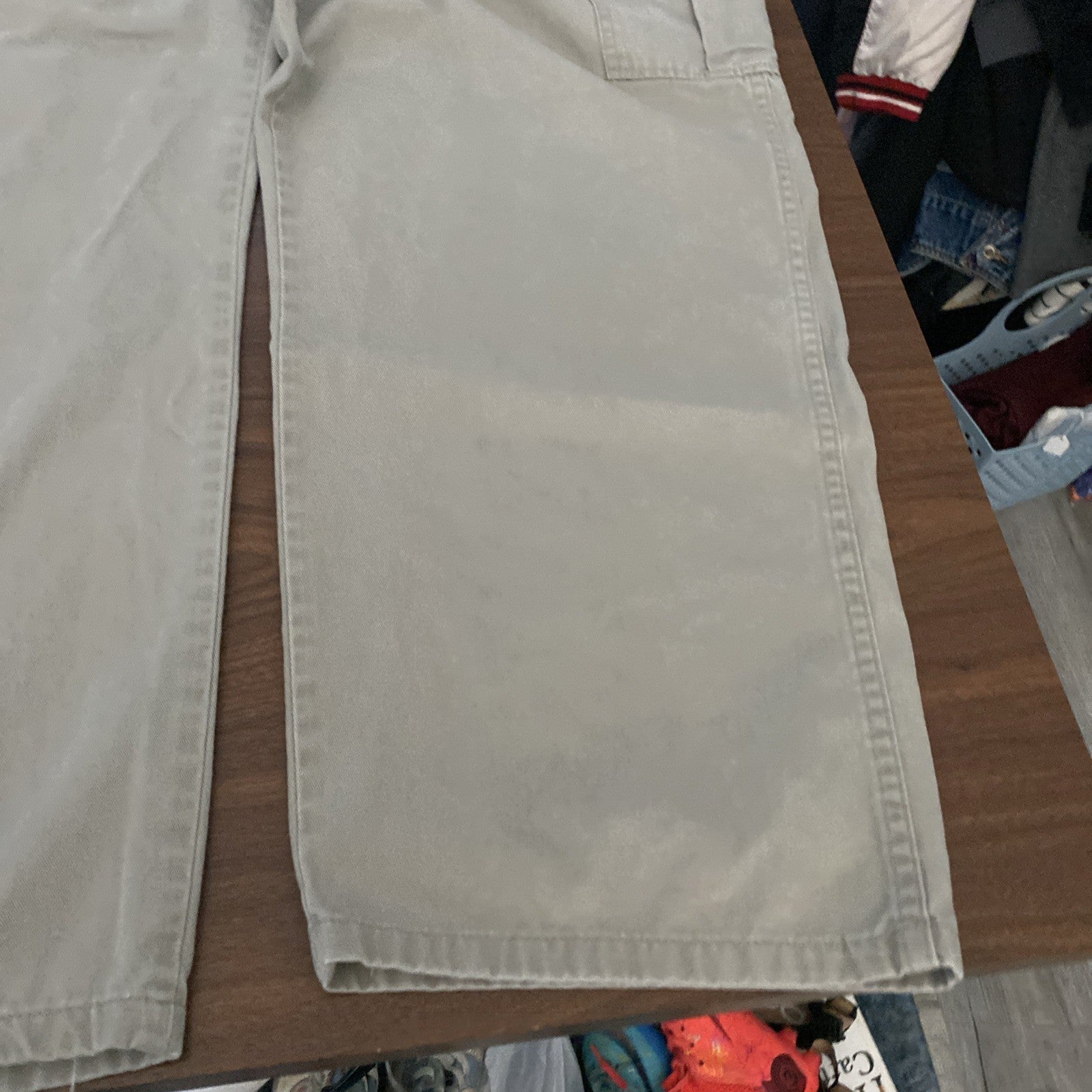 Wrangler Men’s Beige Cargo Pants Khaki 40X30 Outdoor Free Shipping