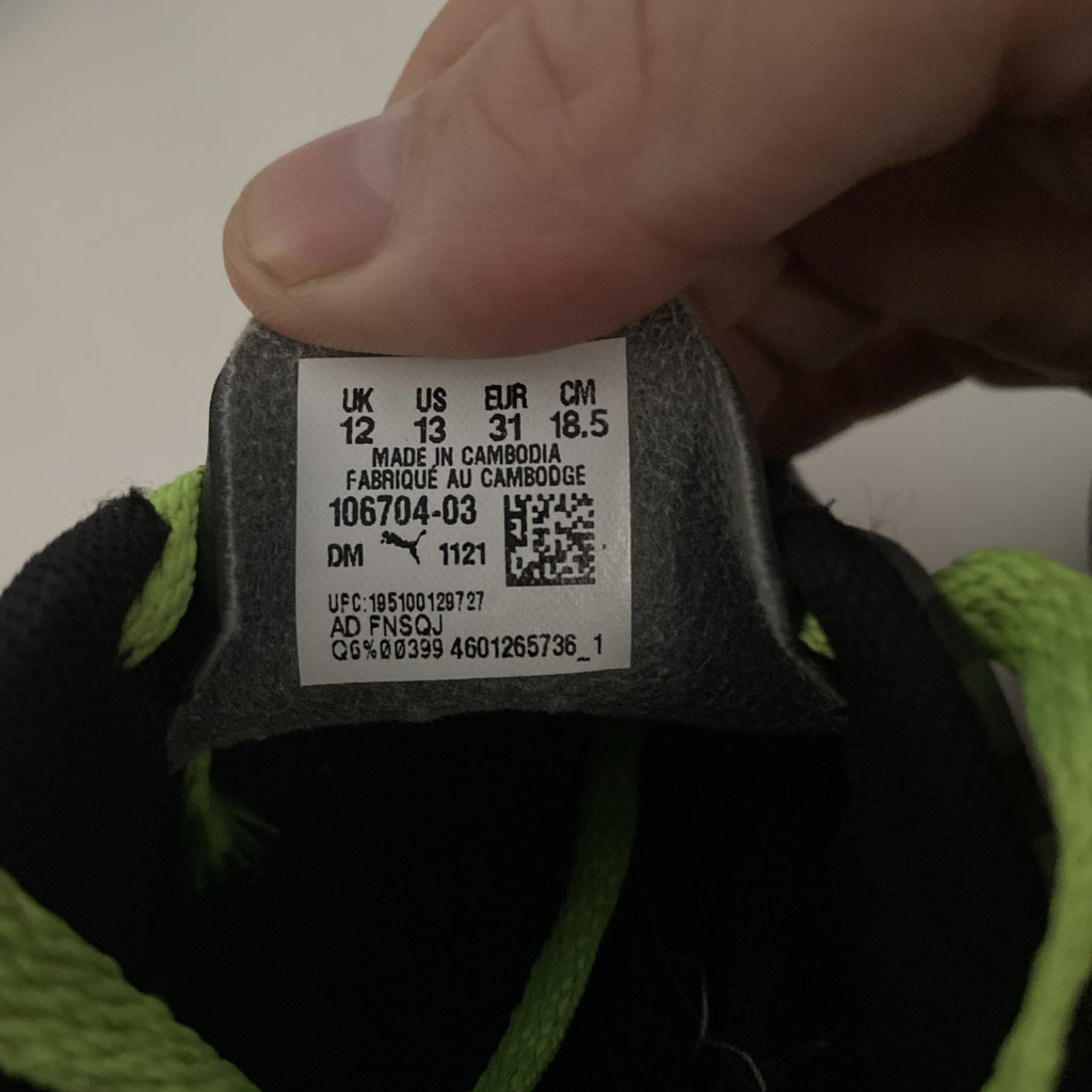 Puma Speedcat Kids Size 13 Soccer Cleats