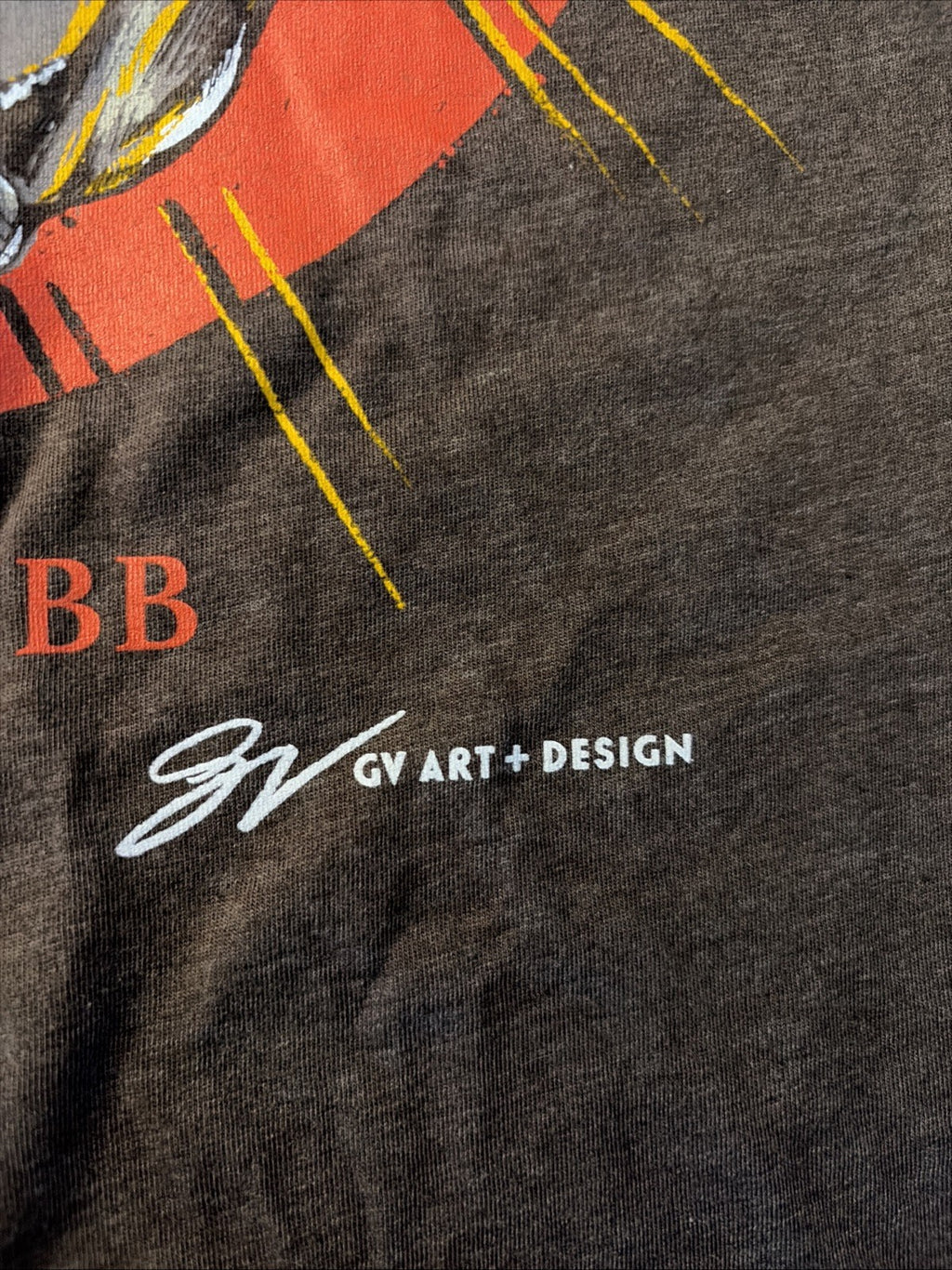 Gv Art Design NFL Cleveland Browns Nick Chubb Number 24 Batman Design Size Large