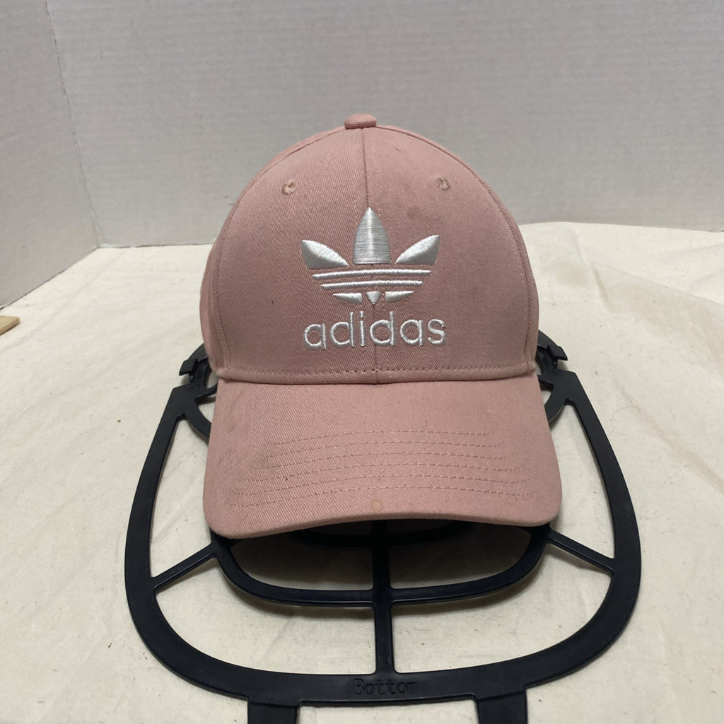 Adidas Womens Strap Back Baseball Cap Adjustable Osfw Pink White Trifoil 