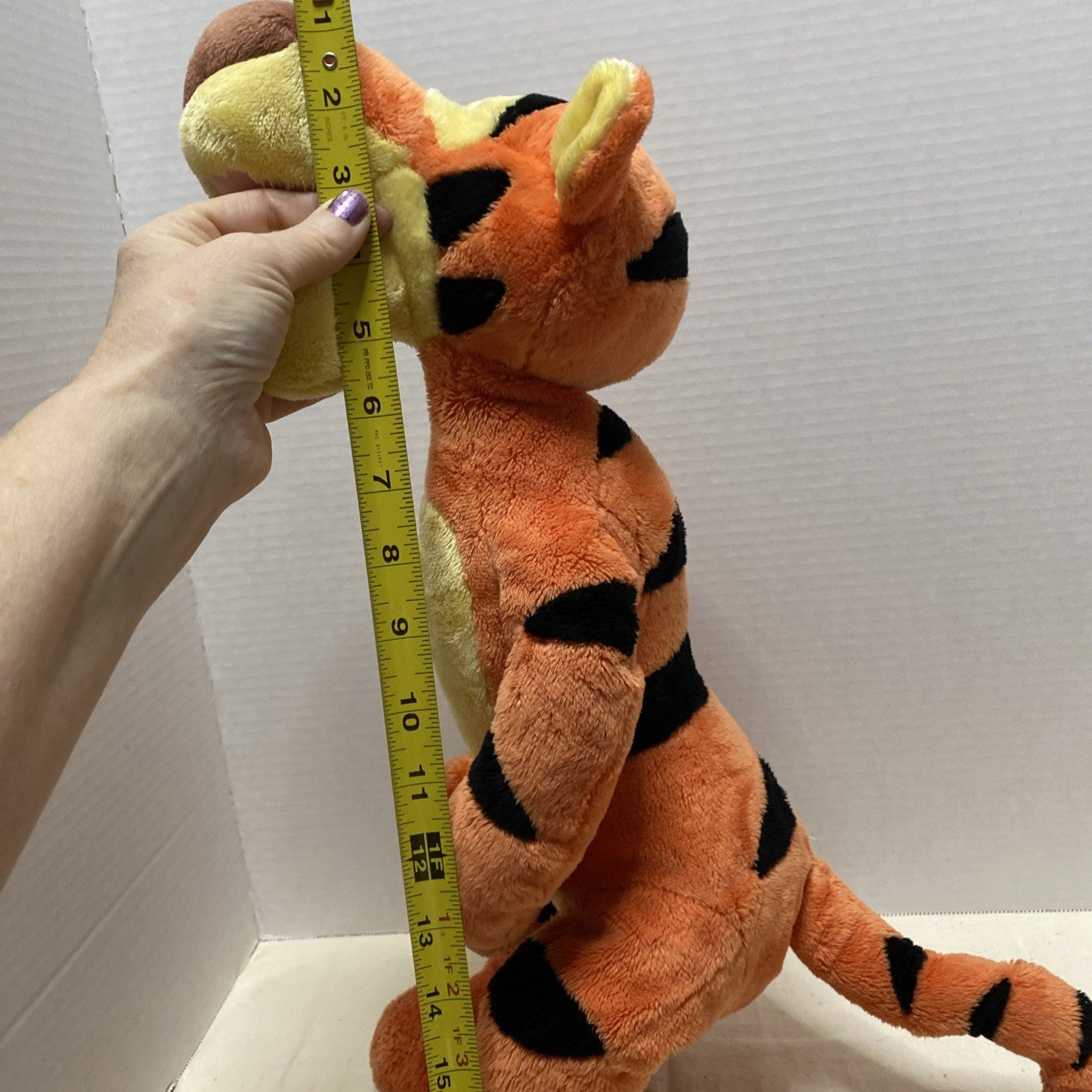 Tigger Winnie the Pooh Disney Store Patch Floppy Head Plush Stuffed Animal 18”