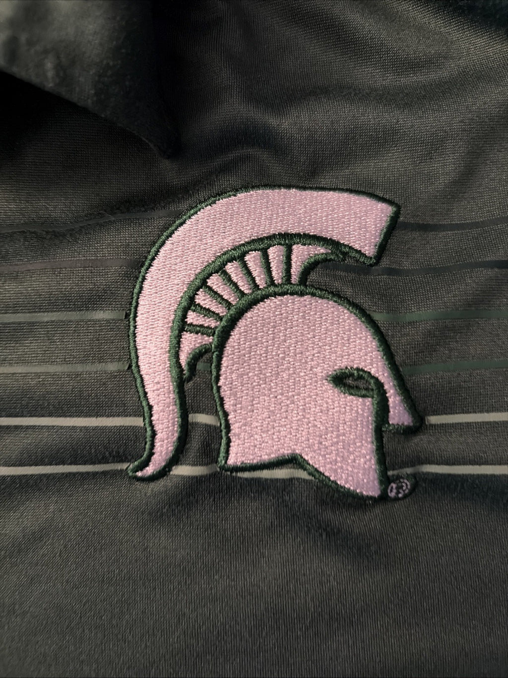 Captivating Men’s 2XL Michigan State Spartan Golf Shirt Green Short Sleeve