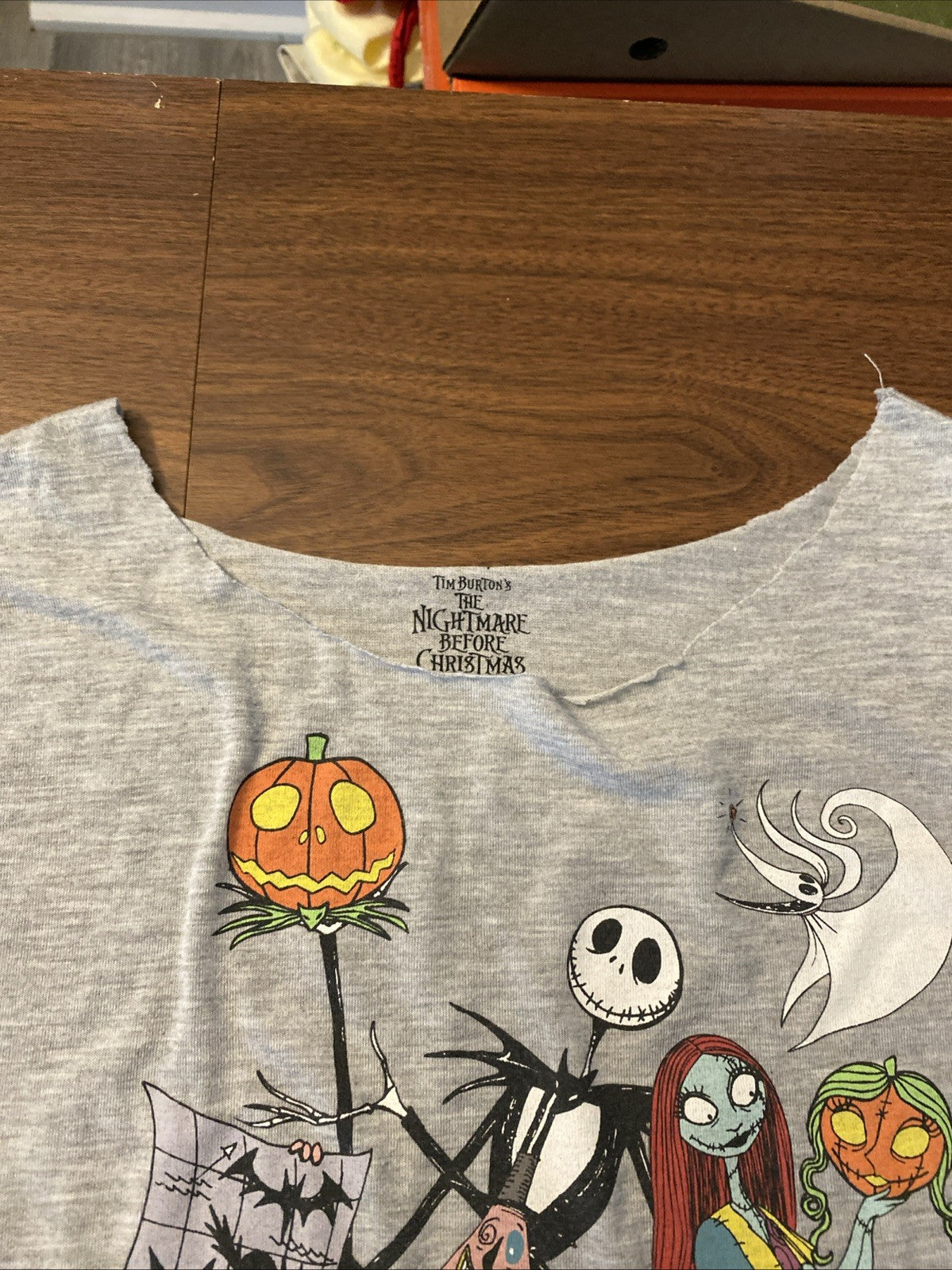 Nightmare Before Christmas Boo-Crew Graphic Gray T-Shirt Women’s Size XXL 19