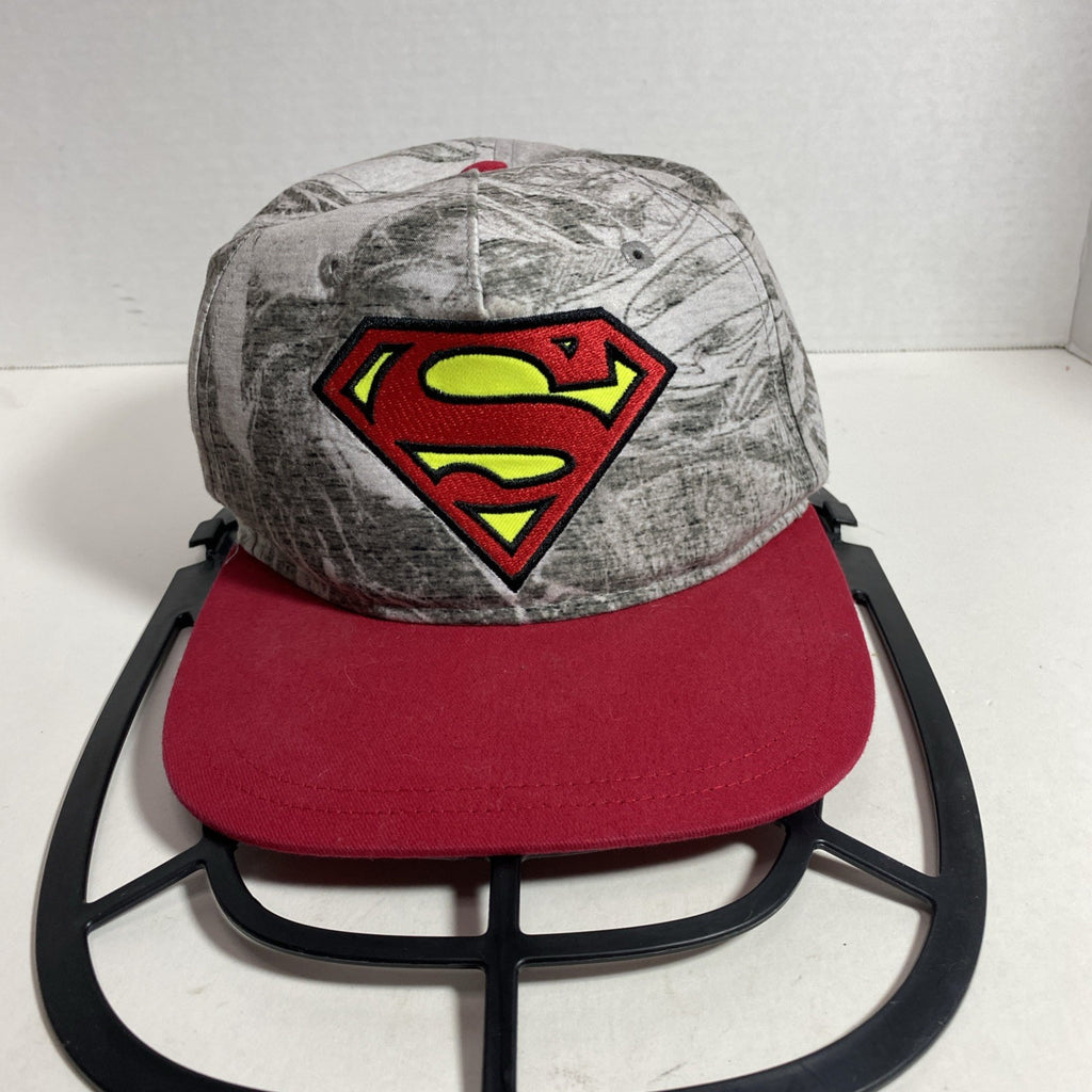 DC Comics Superman Youth One Size Grey And Red Snapback Hat