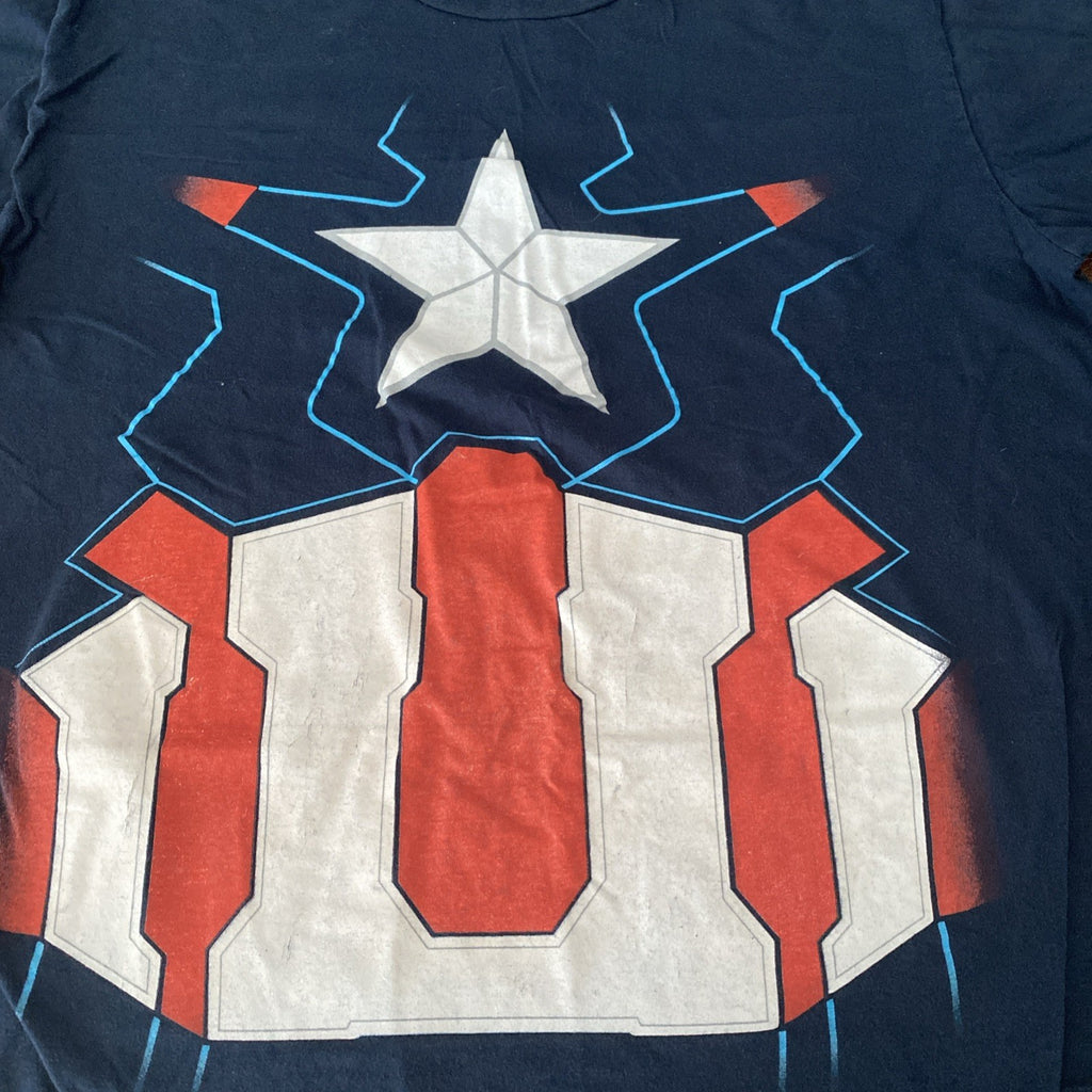 Captain America Marvel Avengers T Shirt Men's Size XL free shipping