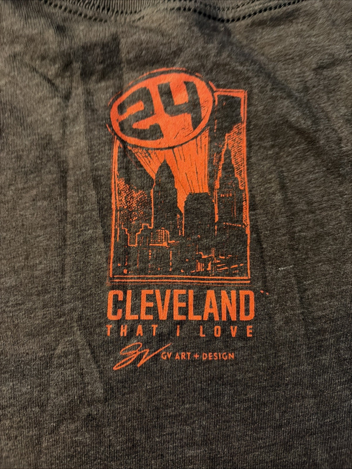 Gv Art Design NFL Cleveland Browns Nick Chubb Number 24 Batman Design Size Large