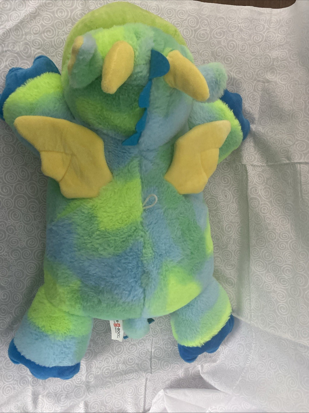 Peek-A-Boo Plush Dragon Stuffed Animal 22’’ Blue And Green Fantasy Castle Magic